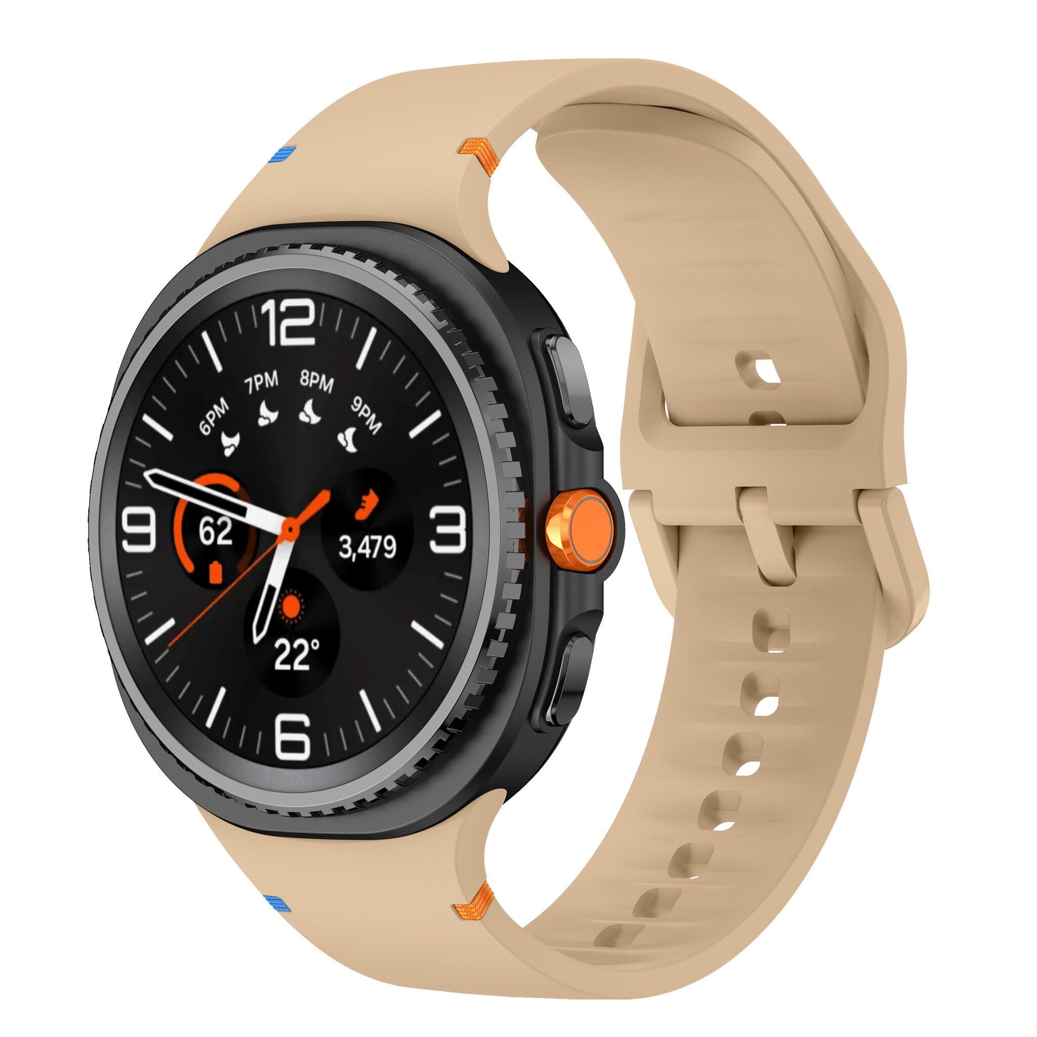 Correa silicona Samsung Galaxy Watch 8 - 40mm (beige)