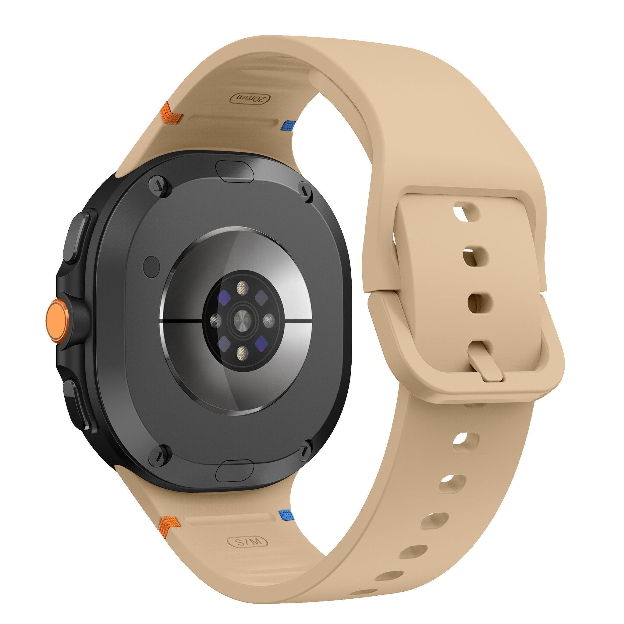 Samsung Galaxy Watch 8 - 44mm Silicone Strap (Milk Tea)