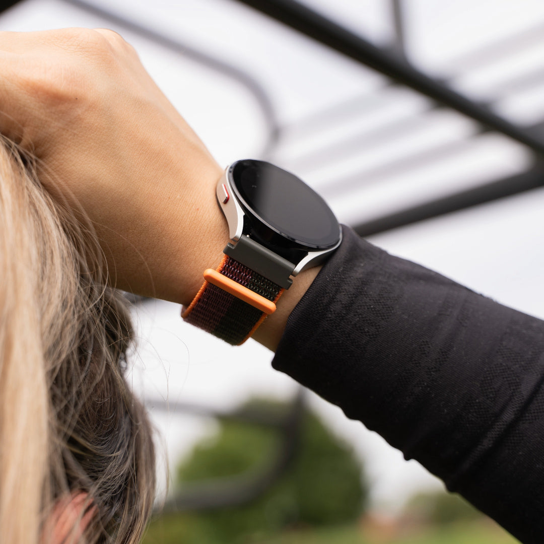 Correa nylon Amazfit GTR Mini (cereza oscura)