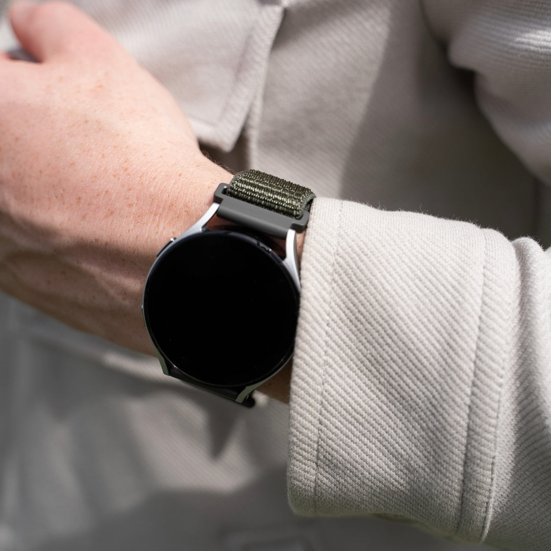 Correa nylon Withings Steel HR Sport (verde oscuro)