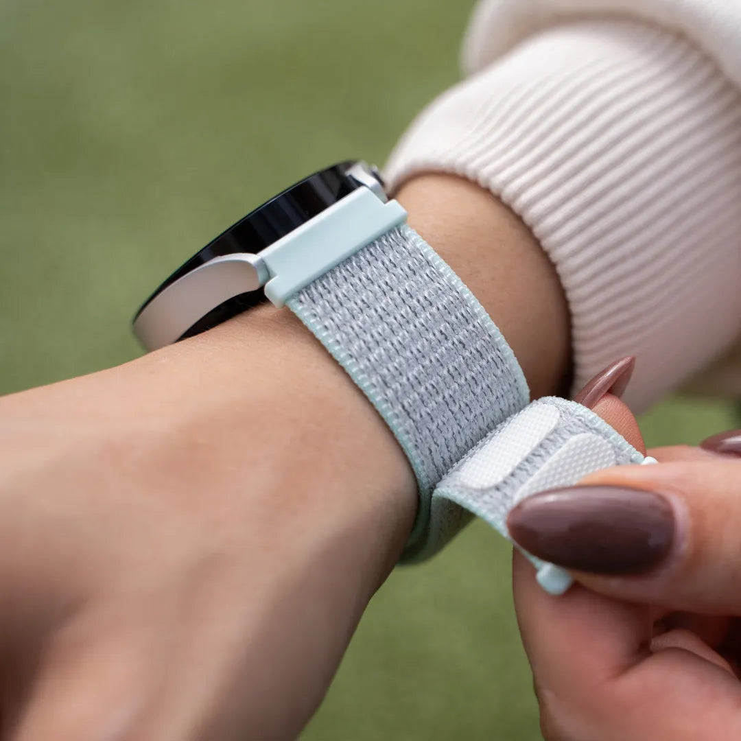 Coros Pace 2 Nylon Strap (Light Cyan)