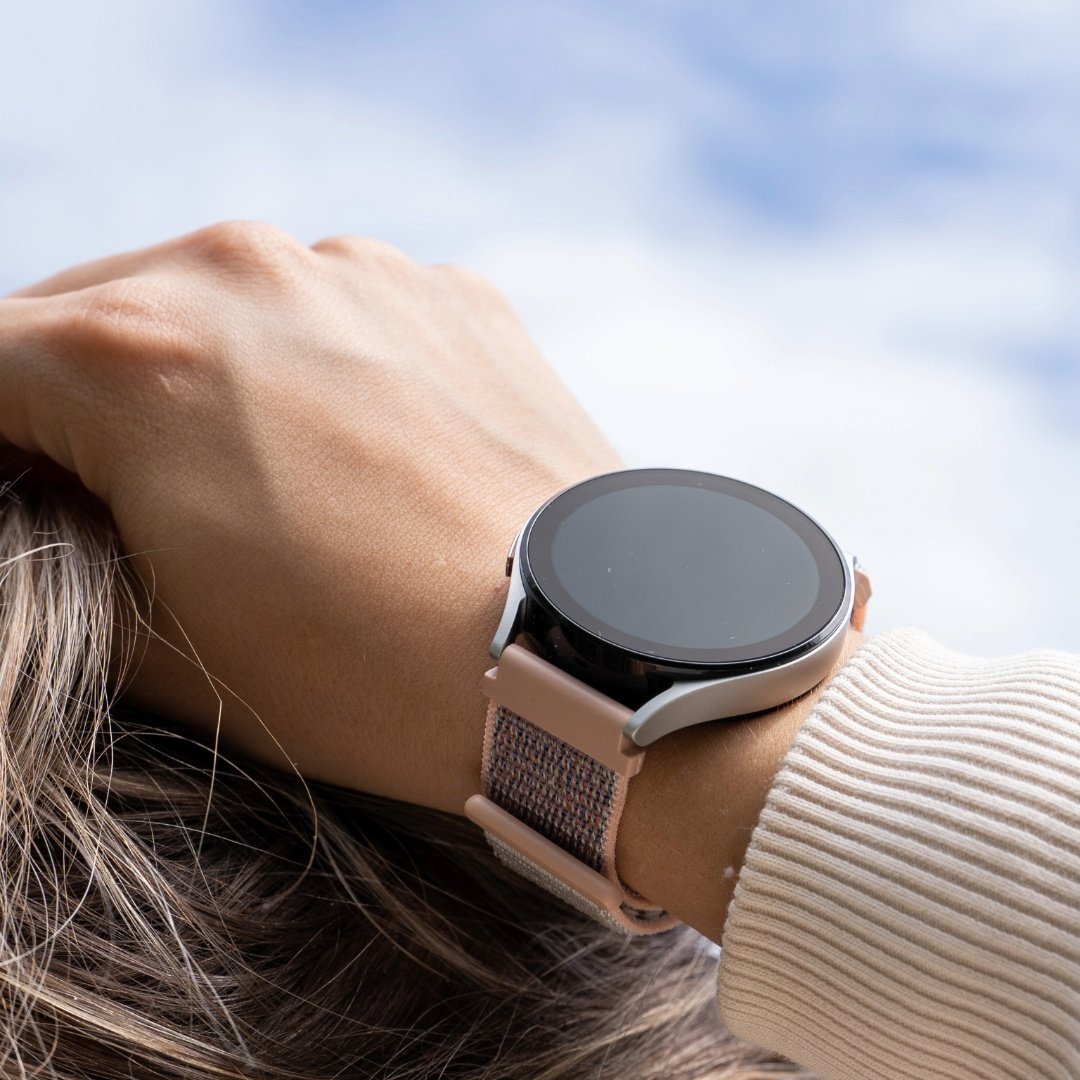 Correa nylon Redmi Watch 5 Lite (arena rosa)