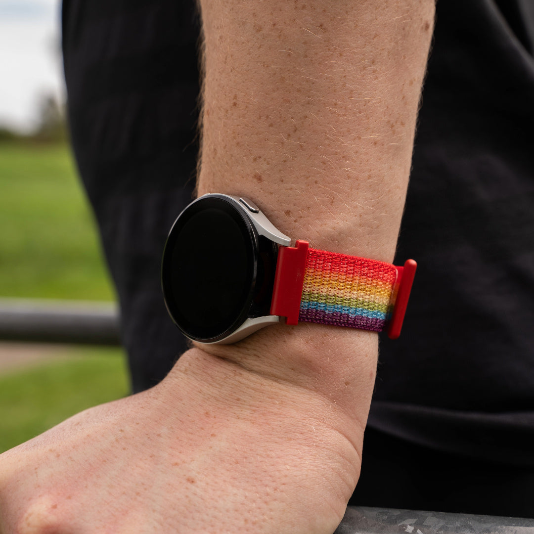 Correa nylon Amazfit Bip 5 (arcoiris)