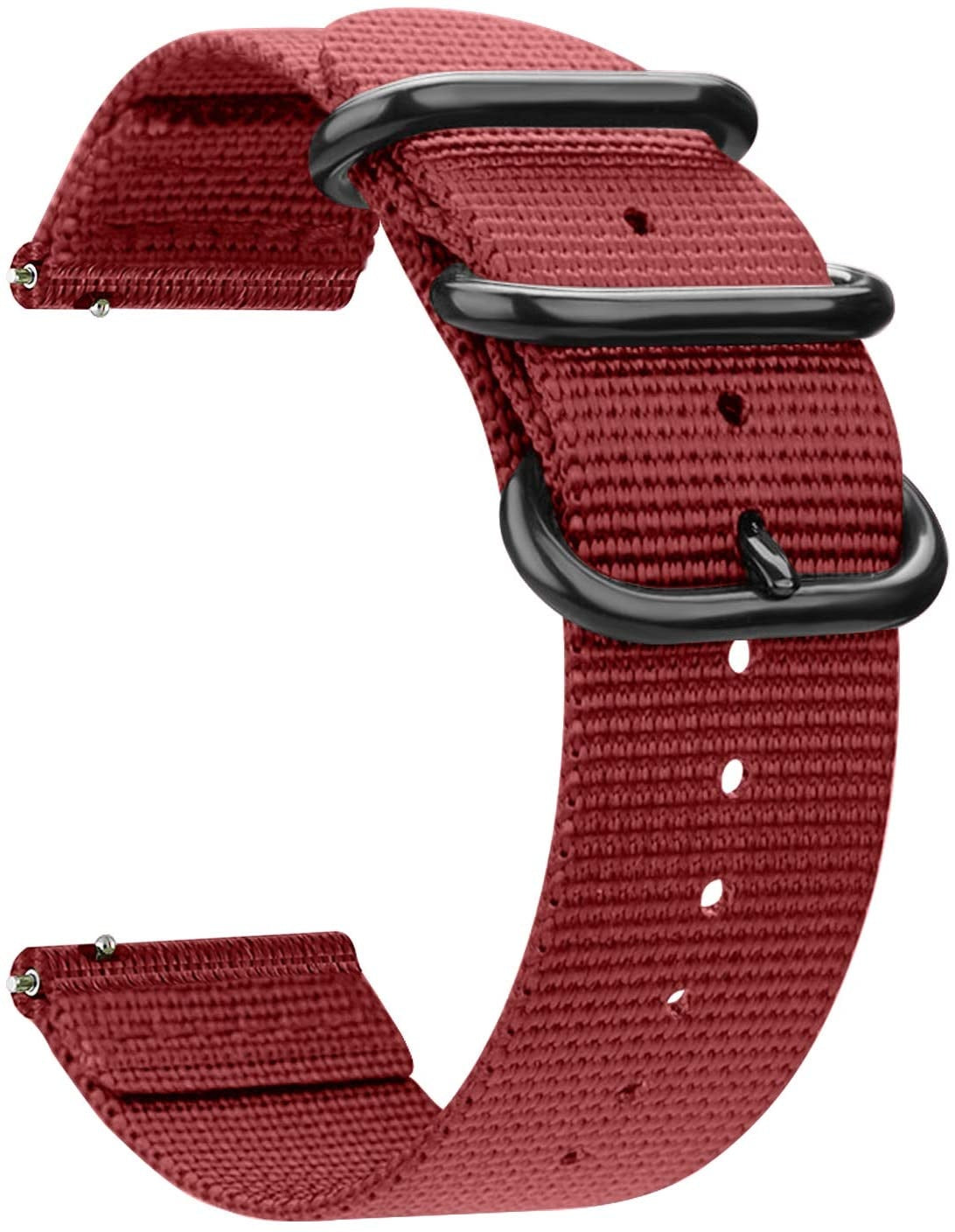 Amazfit Bip U (Pro) Nylon Buckle Strap (Red)