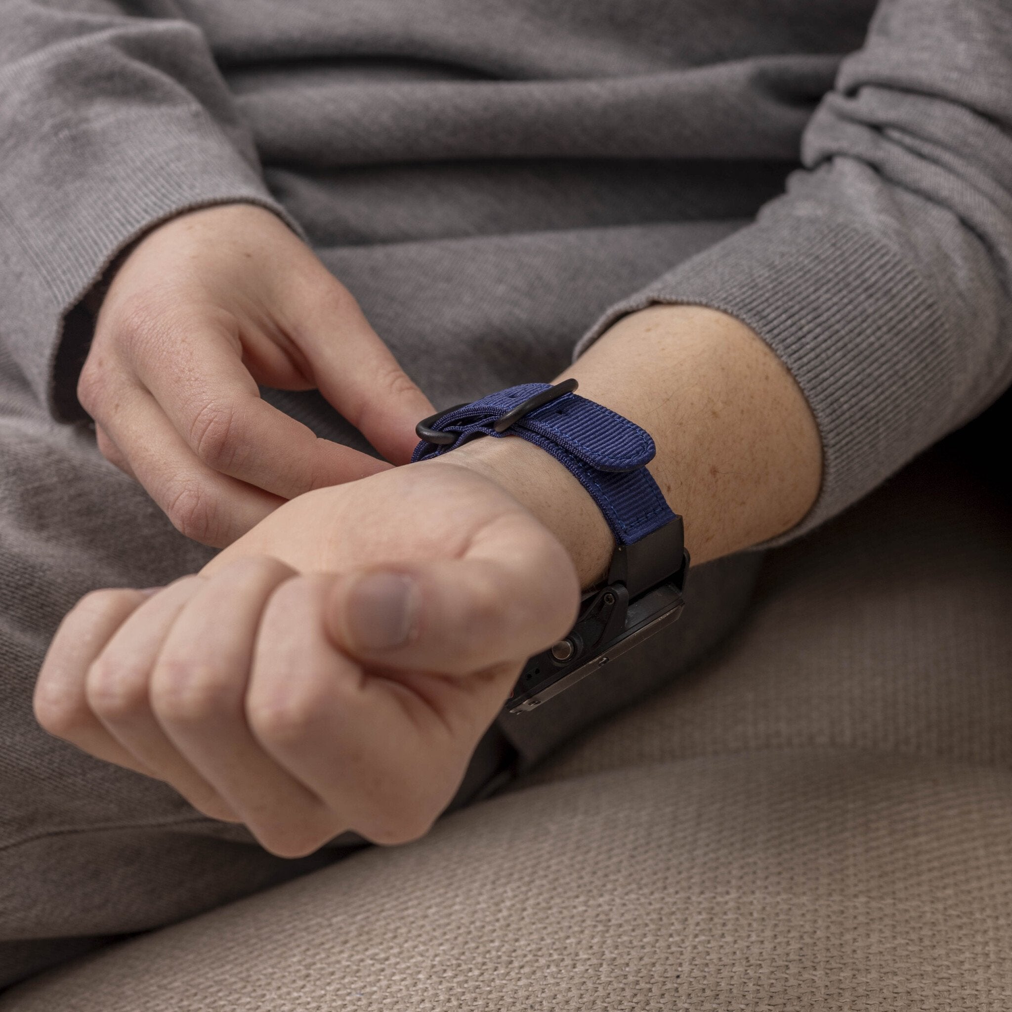 Garmin Descent MK2(i) Nylon Strap with Buckle (Blue)