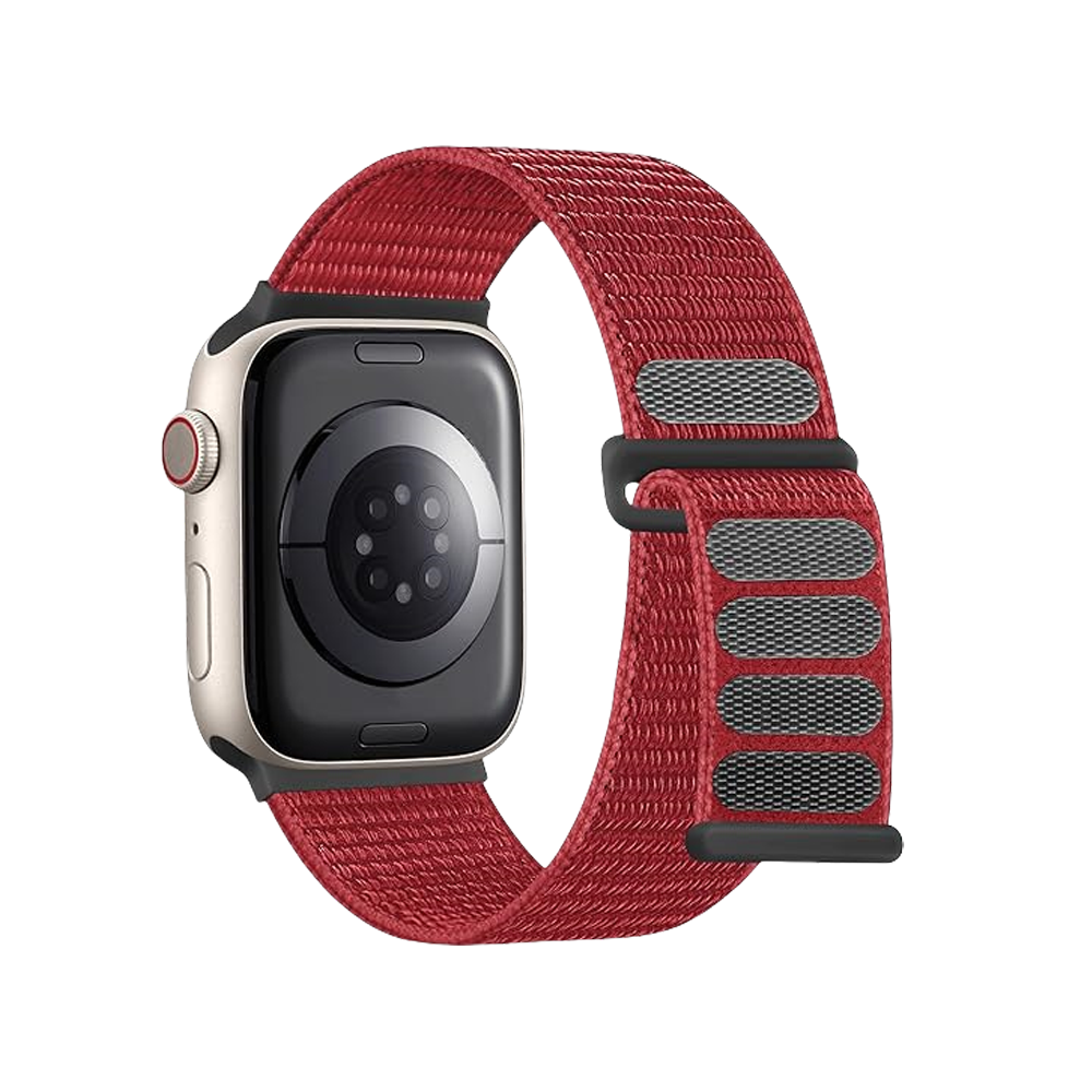 Apple Watch Nylon Loop Strap (Red)
