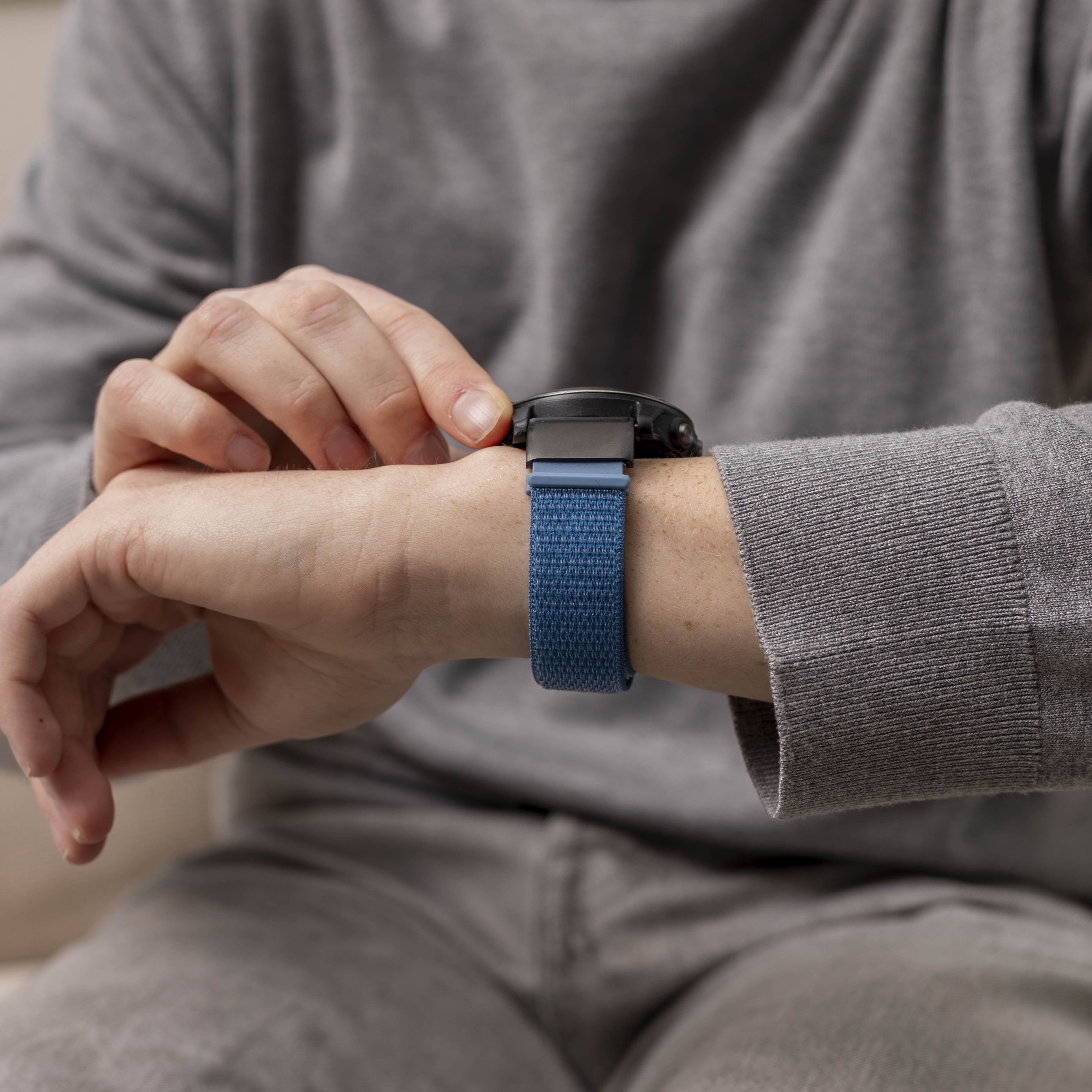 Correa nylon Garmin Enduro 1 / 2 / 3 (azul claro)