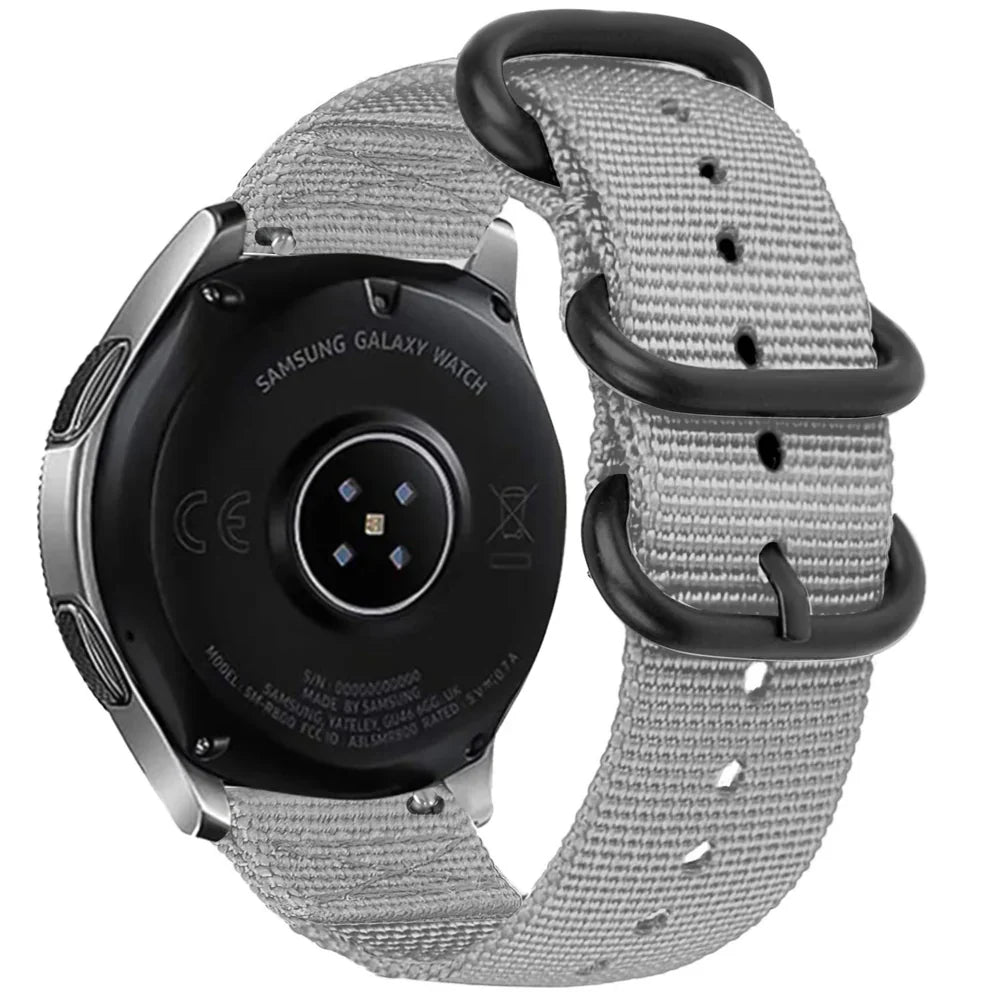 Correa nylon con hebilla Withings ScanWatch Nova (gris)