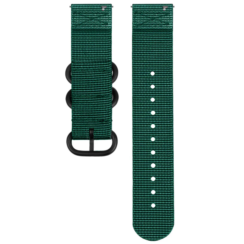 Correa nylon con hebilla Coros Apex 42mm (verde oscuro)