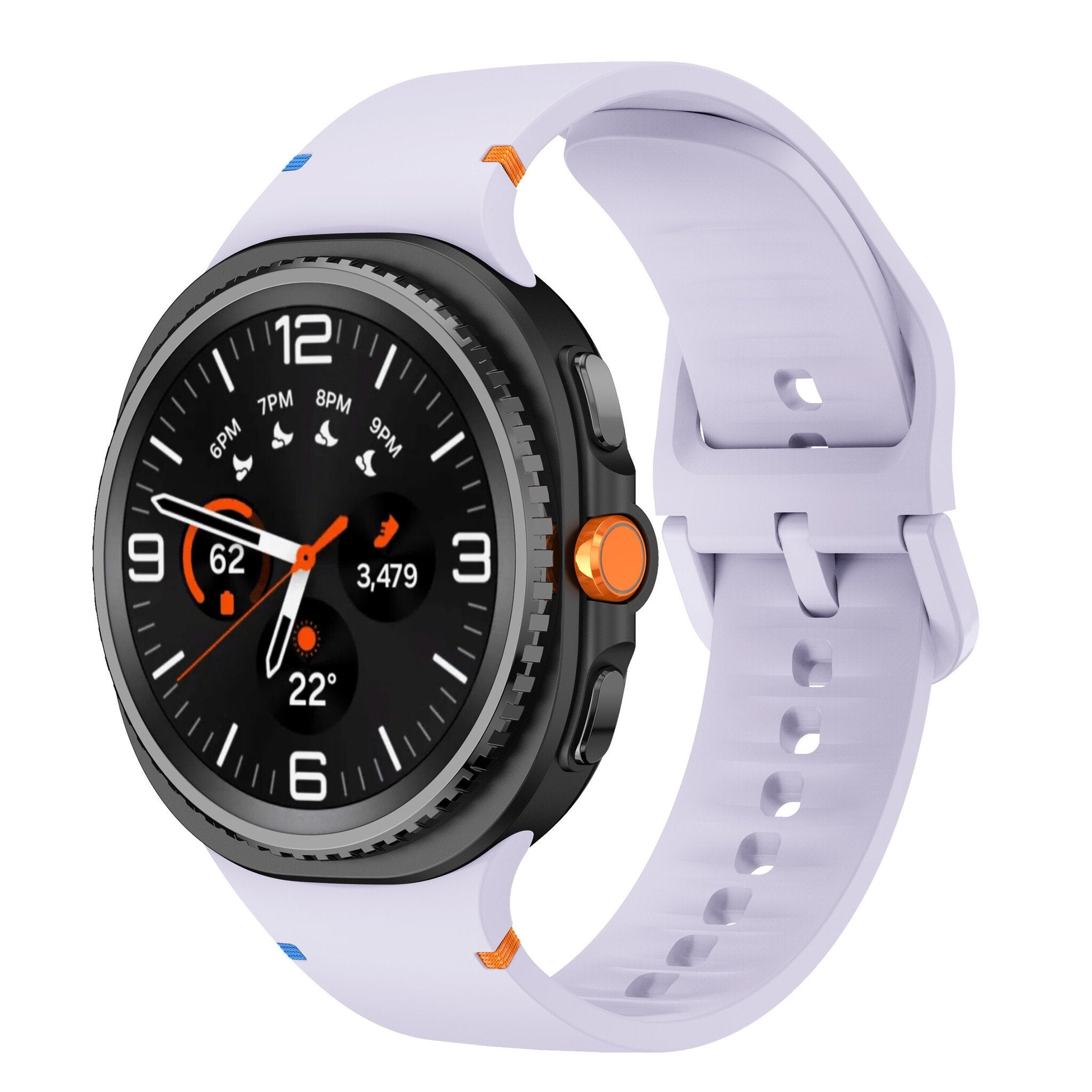 Correa silicona Samsung Galaxy Watch 8 - 40mm (morado claro)
