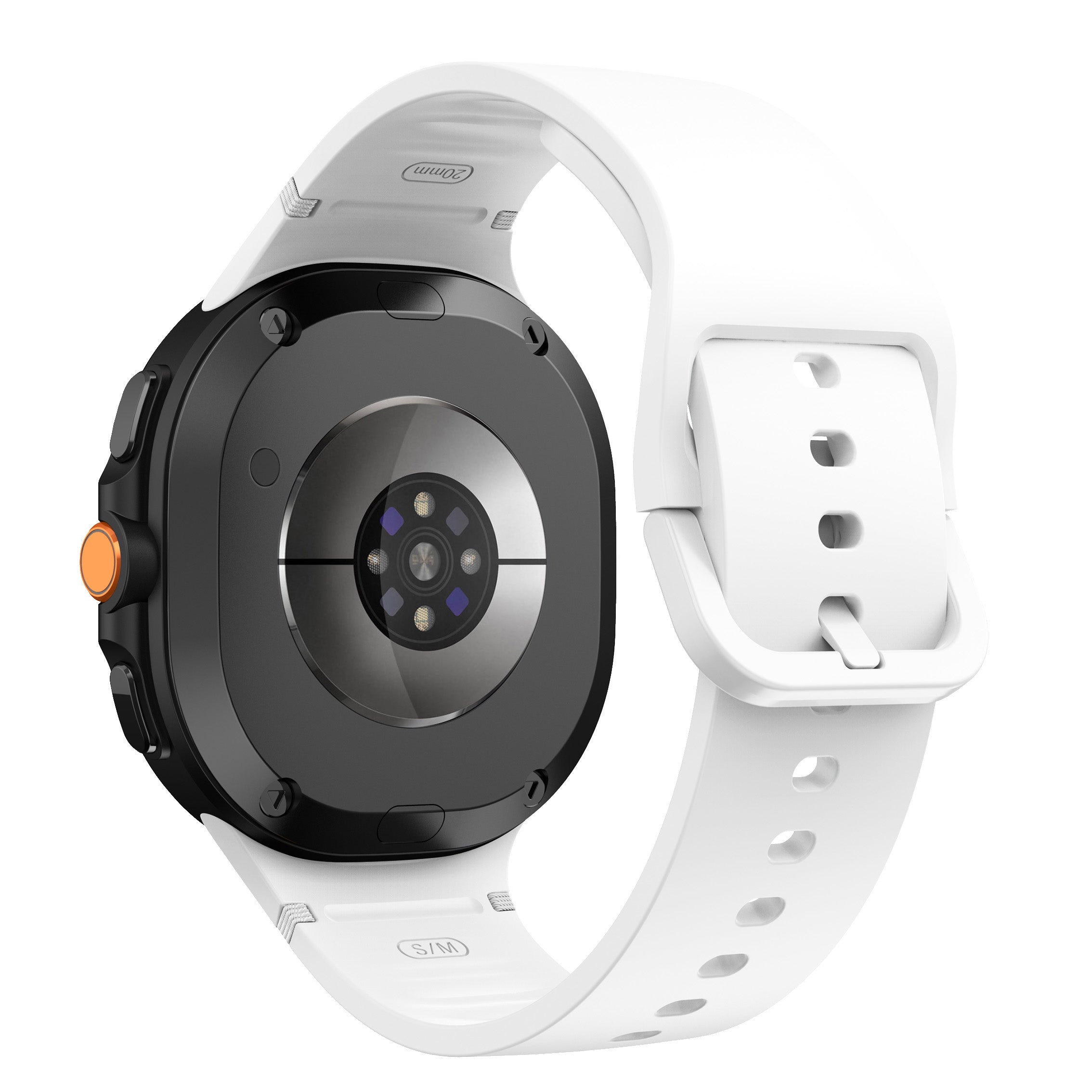Correa silicona Samsung Galaxy Watch 8 - 40mm (blanco)