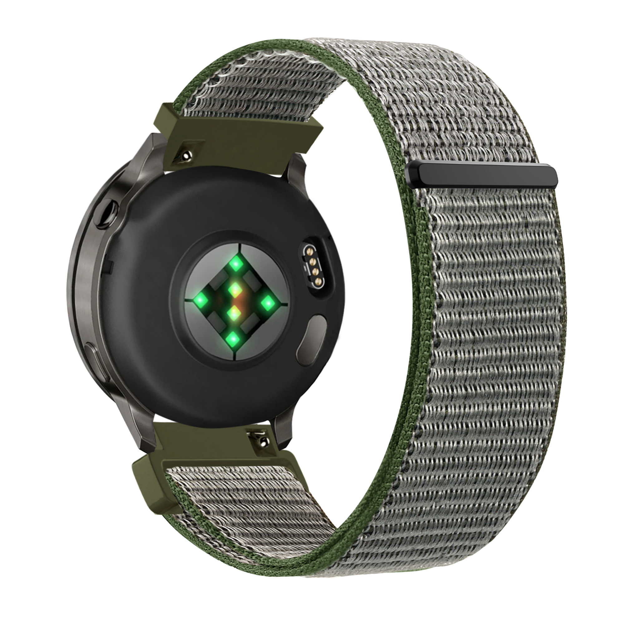 Bandz Correa nylon Loop Garmin Venu SQ 2 (verde oliva)