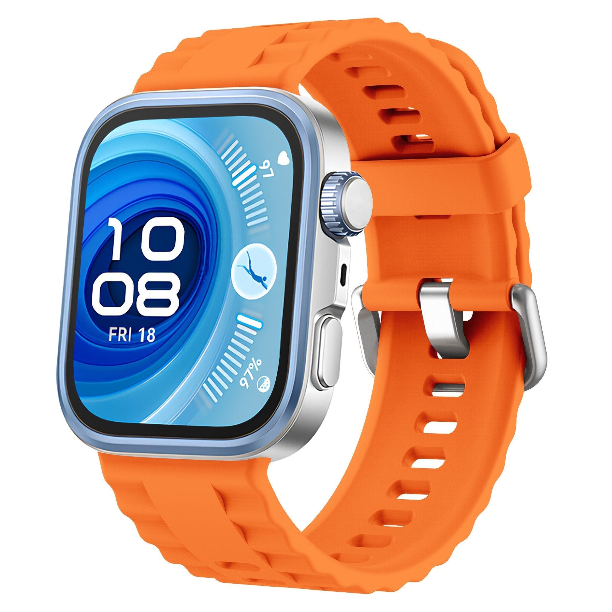 Correa silicona Classic Huawei Watch Fit 4 (naranja)