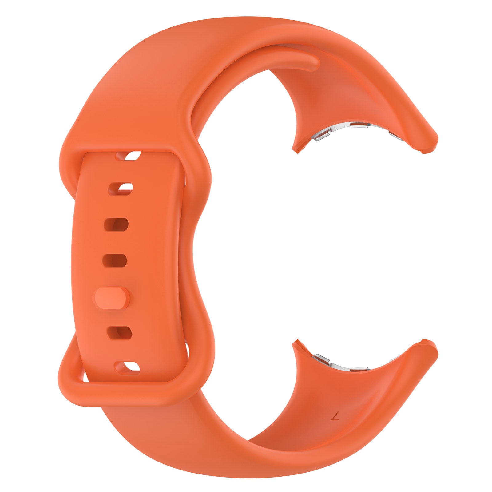Google Pixel Watch 4 - 45mm Silicone Classic Strap (Orange)