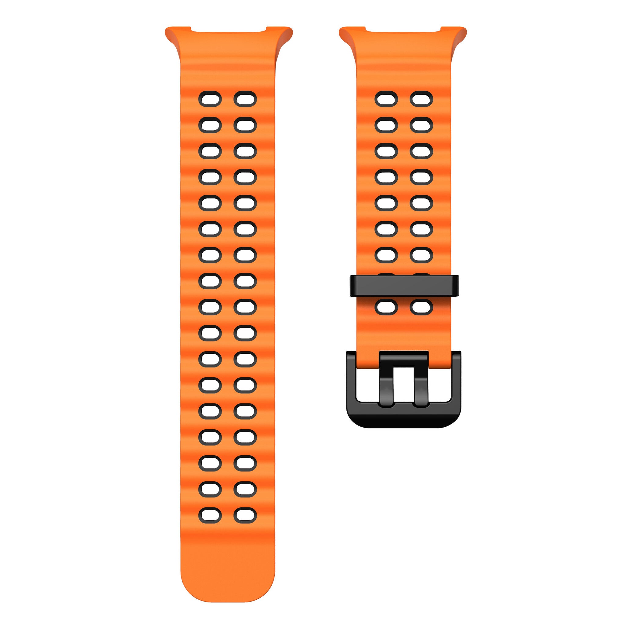 Correa Ocean Samsung Galaxy Watch 8 - 44mm (naranja/negro)