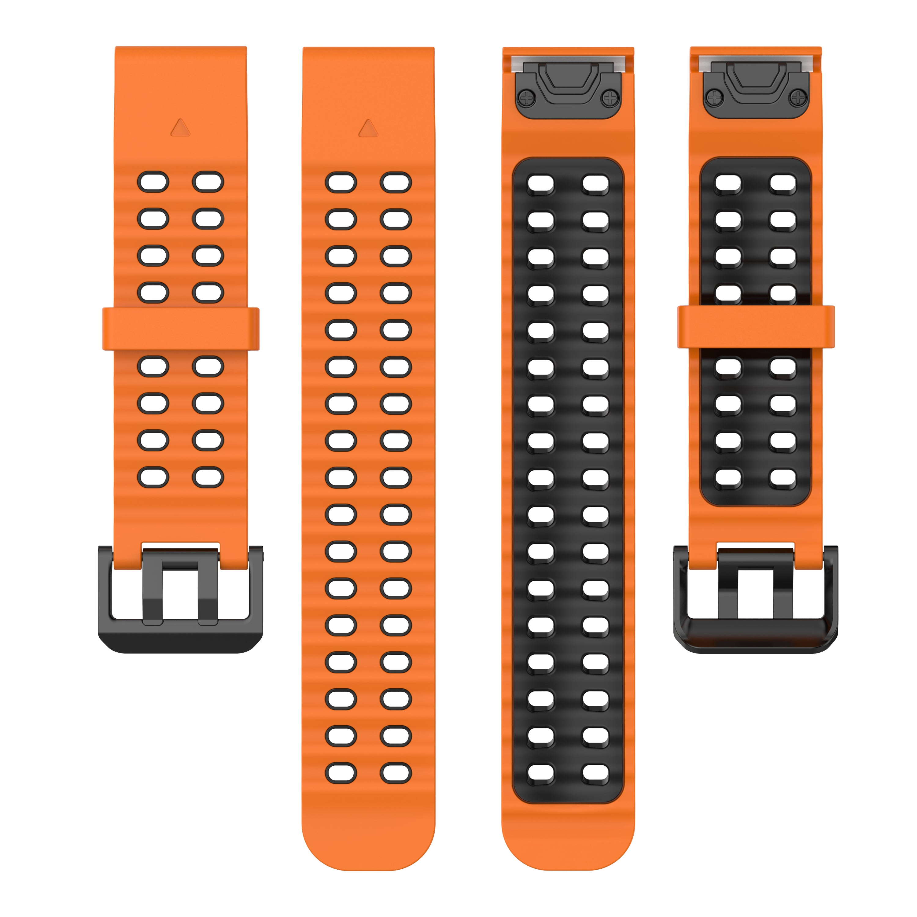 Garmin Instinct 2x Wave Sport Strap (Orange/Black)