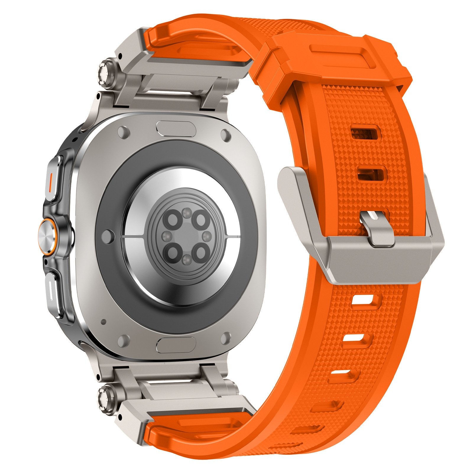 Samsung Galaxy Watch Ultra 'Explorer' TPU Band (Orange with Titanium)