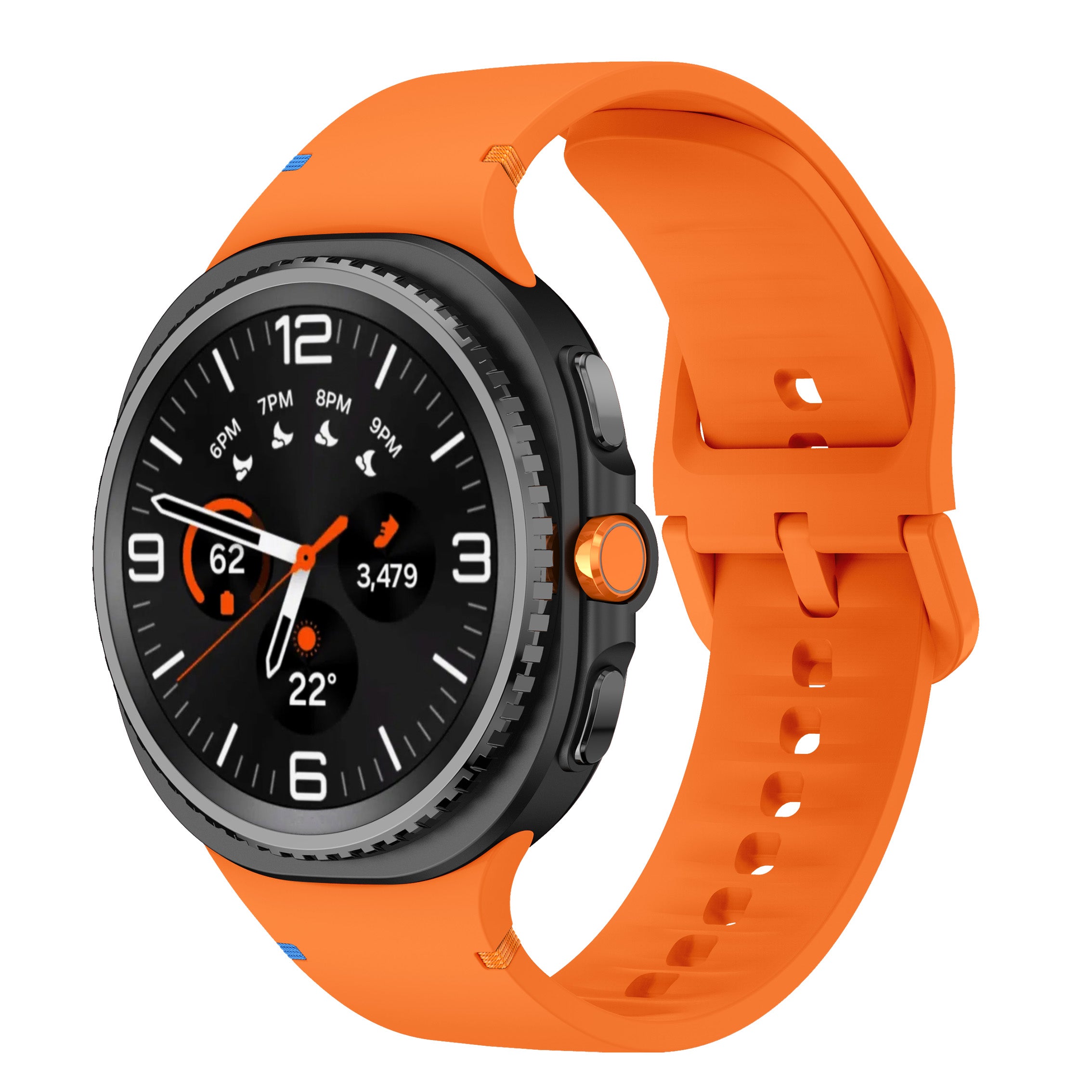 Correa silicona Samsung Galaxy Watch 8 Classic (naranja)