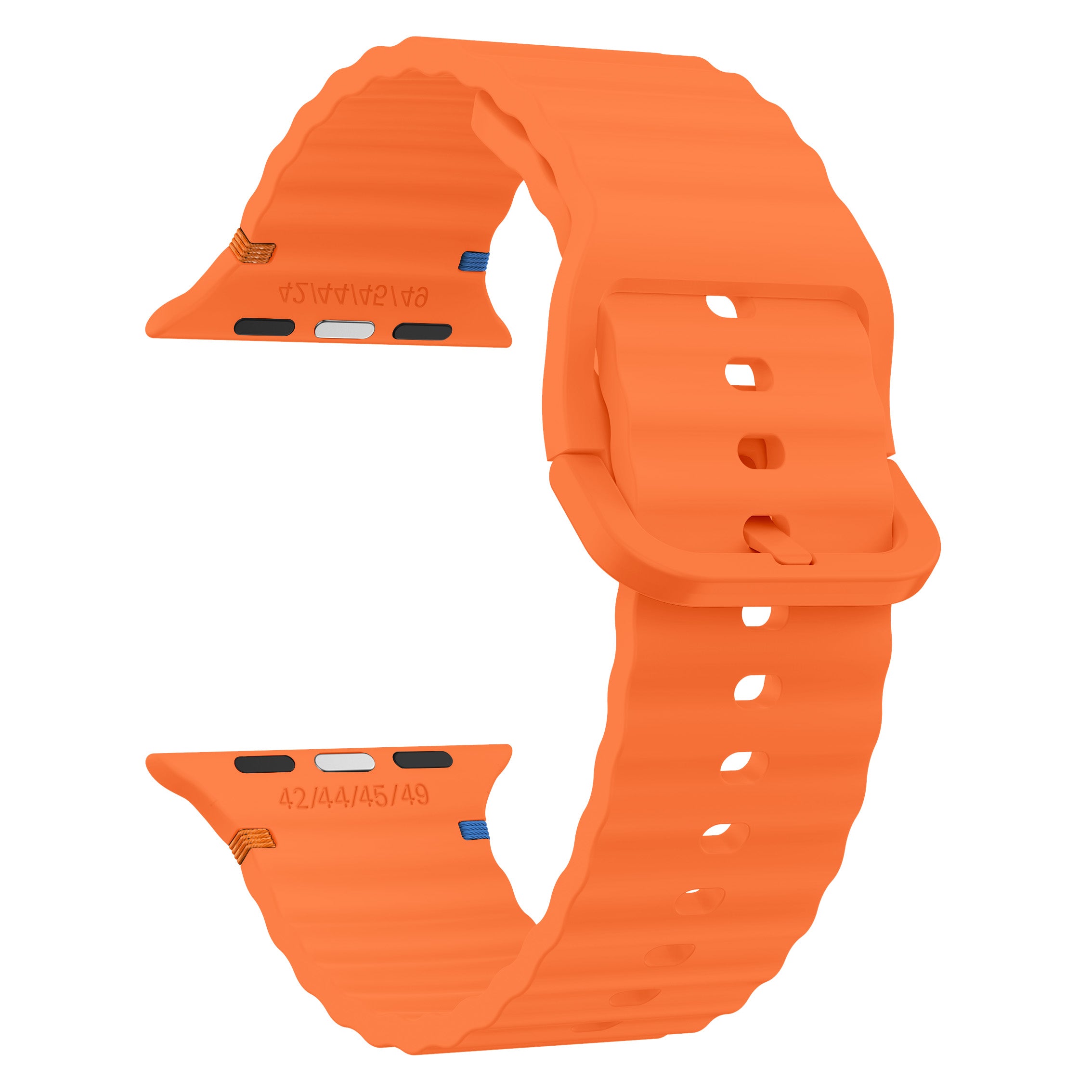 Correa silicona Wave Apple Watch (naranja)