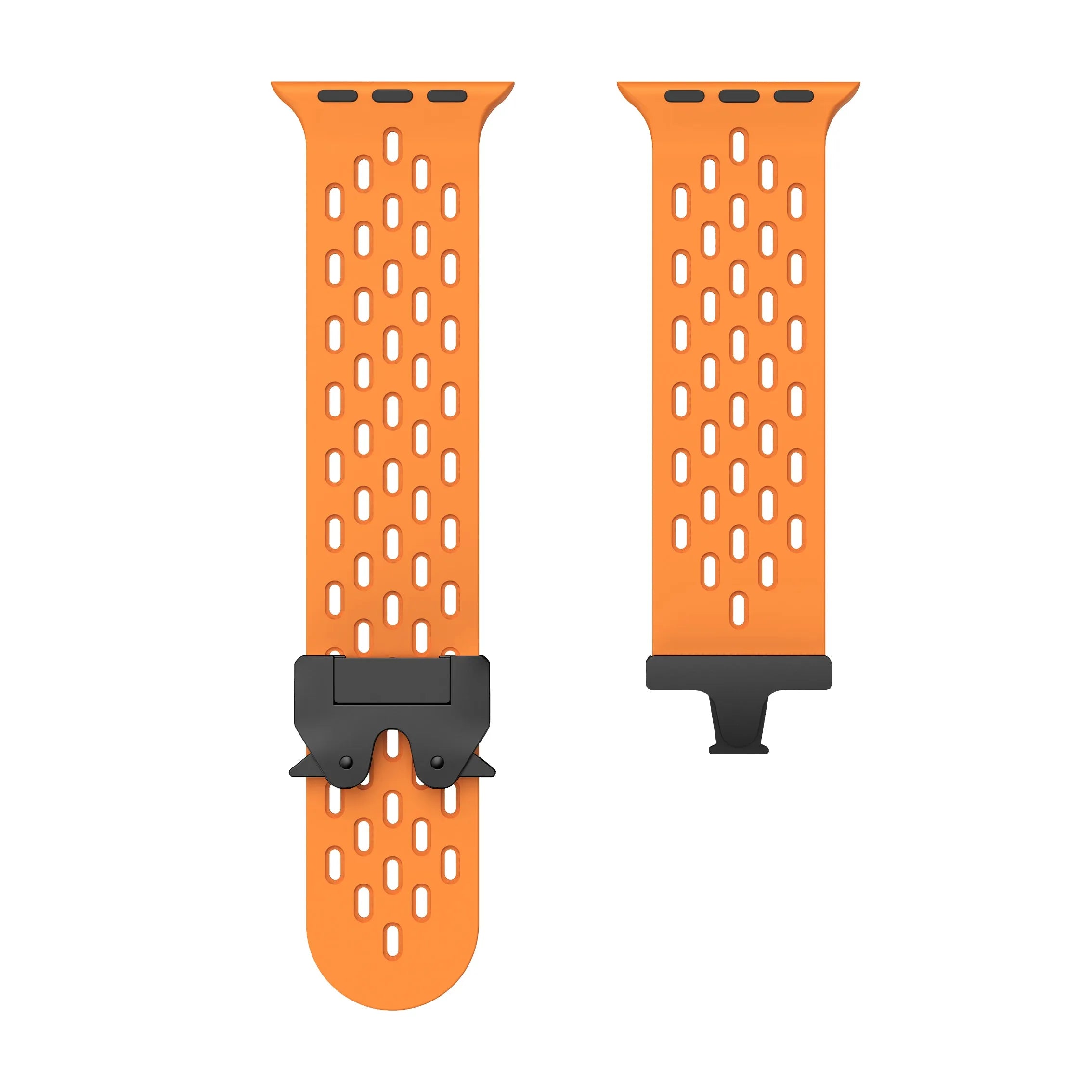Correa silicona air con P-buckle Apple Watch (naranja)