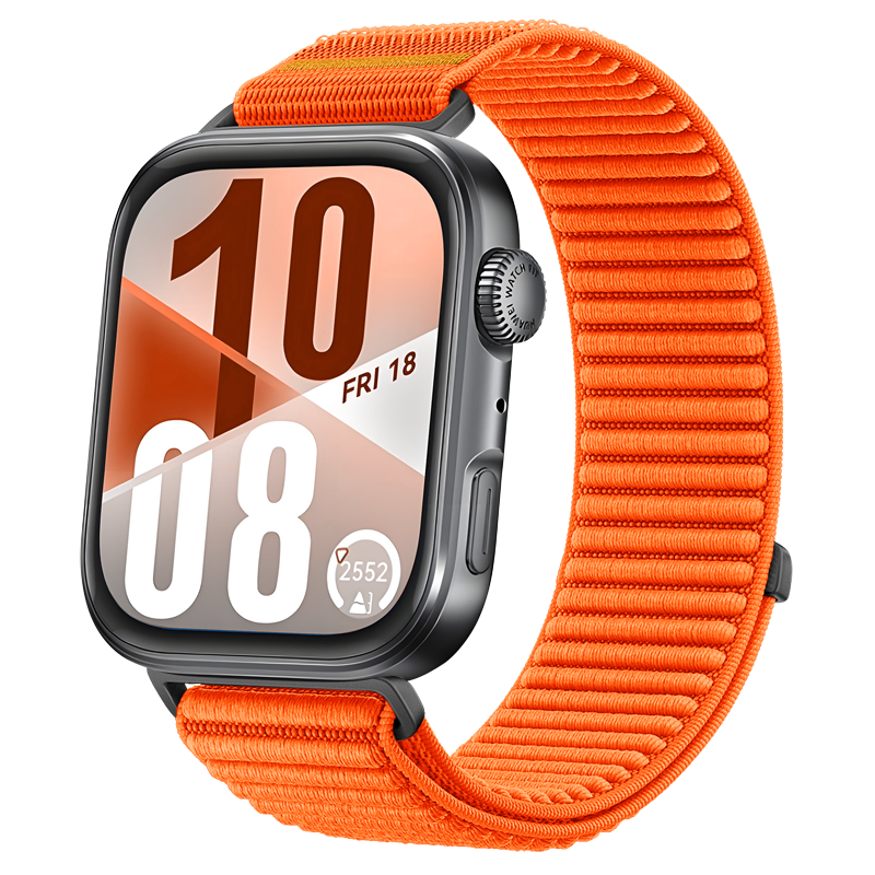 Huawei Watch Fit 4 Pro Nylon Wave Strap (Orange)