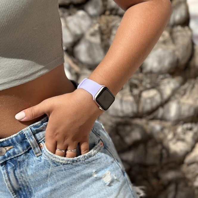 Correa silicona xoxo Wildhearts Apple Watch (lila)