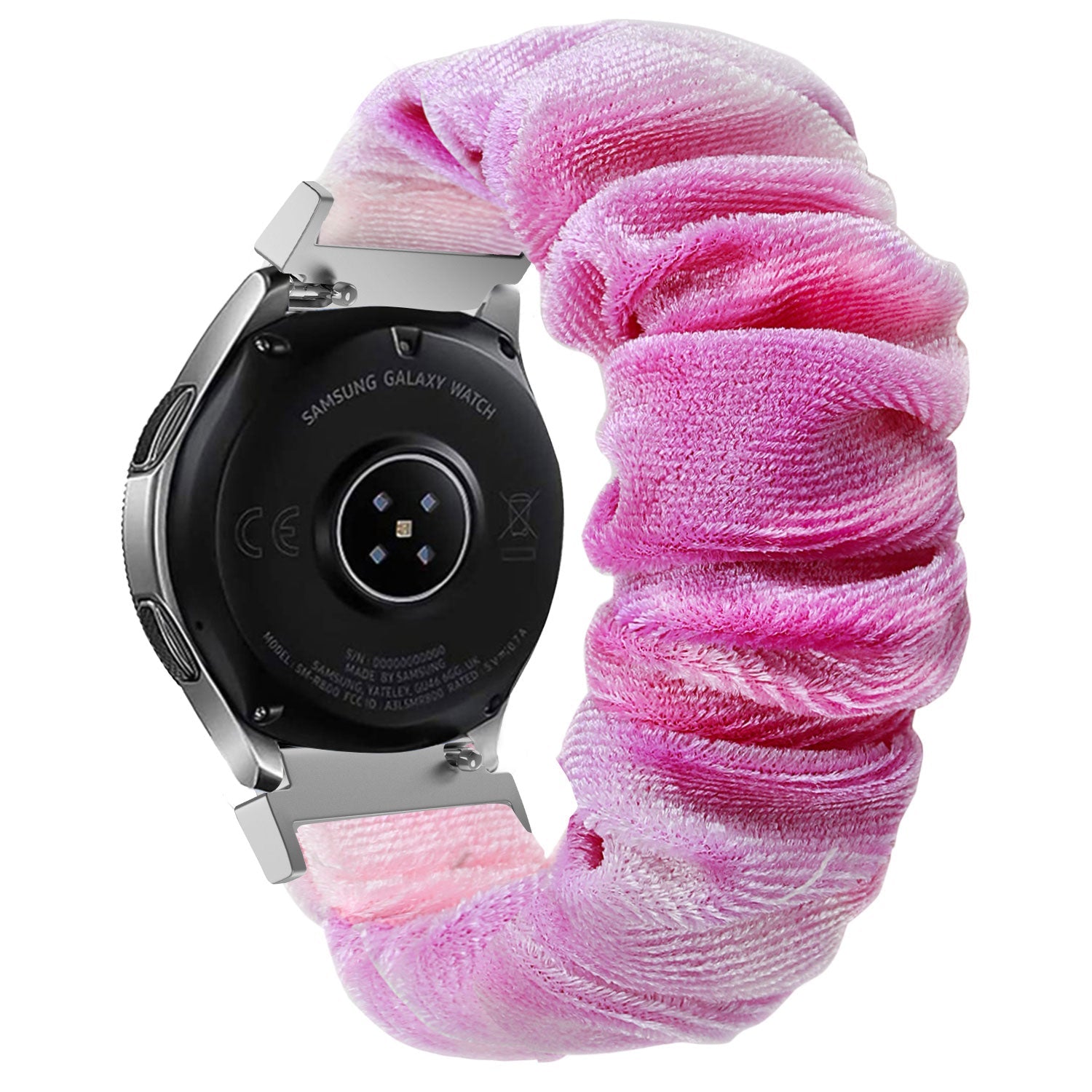 Samsung Galaxy Watch 4 Classic 42mm Scrunchie Strap (Purple Mix)