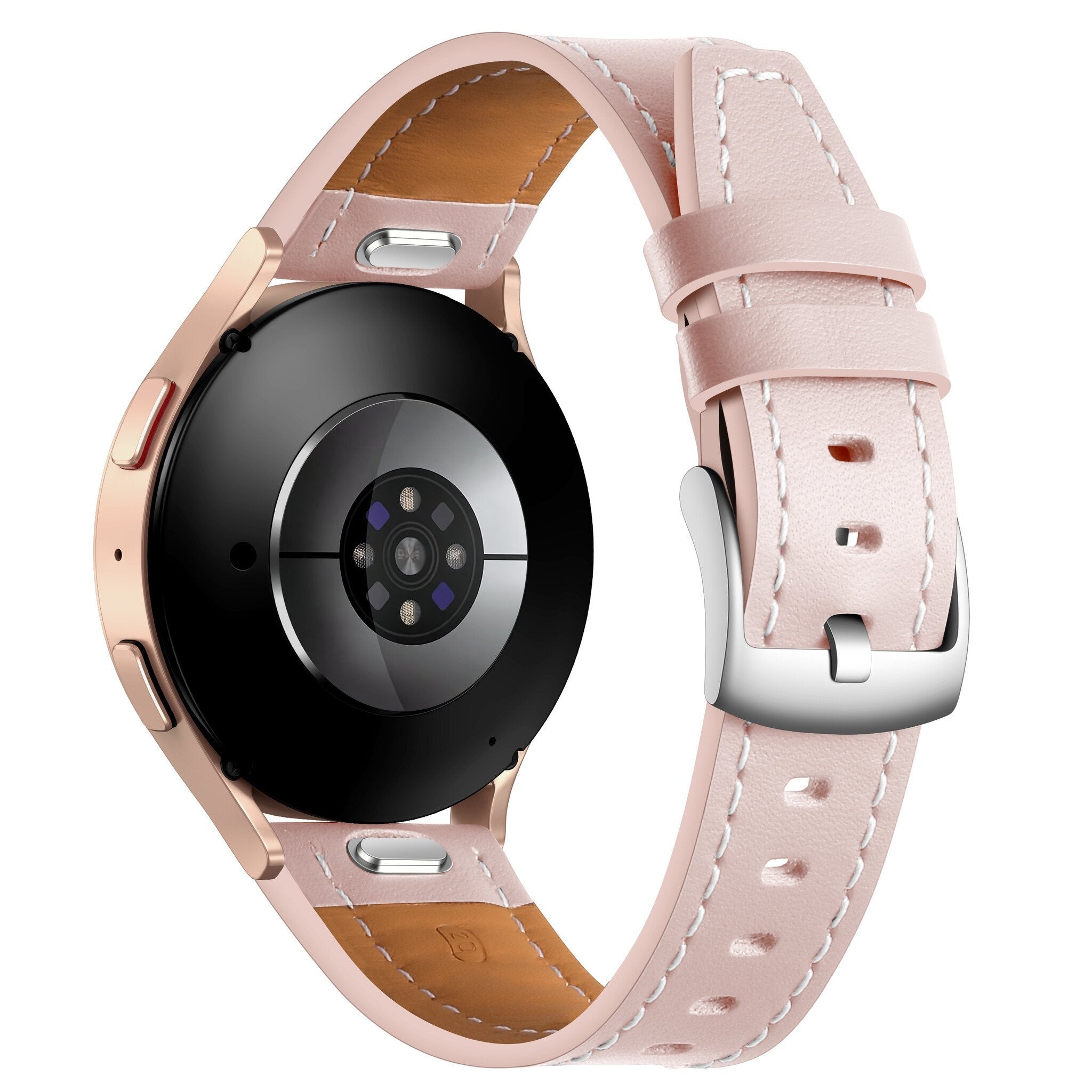 Correa cuero 'One Push' Amazfit Bip 3 (Pro) (rosa claro)