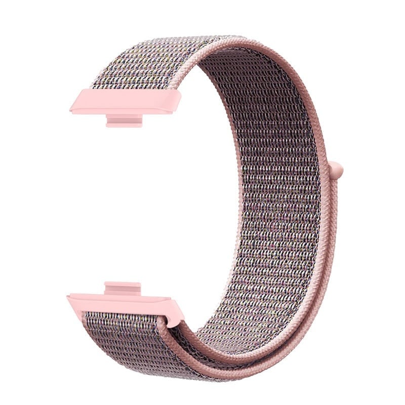 Correa nylon Classic Huawei Watch Fit 4 (gris/rosa)