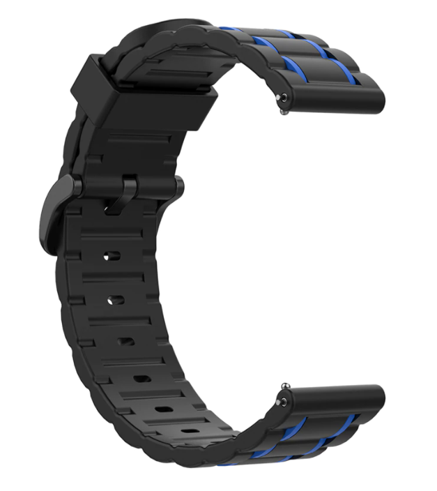 Correa deportiva con hebilla Amazfit Bip 5 (negro/azul)