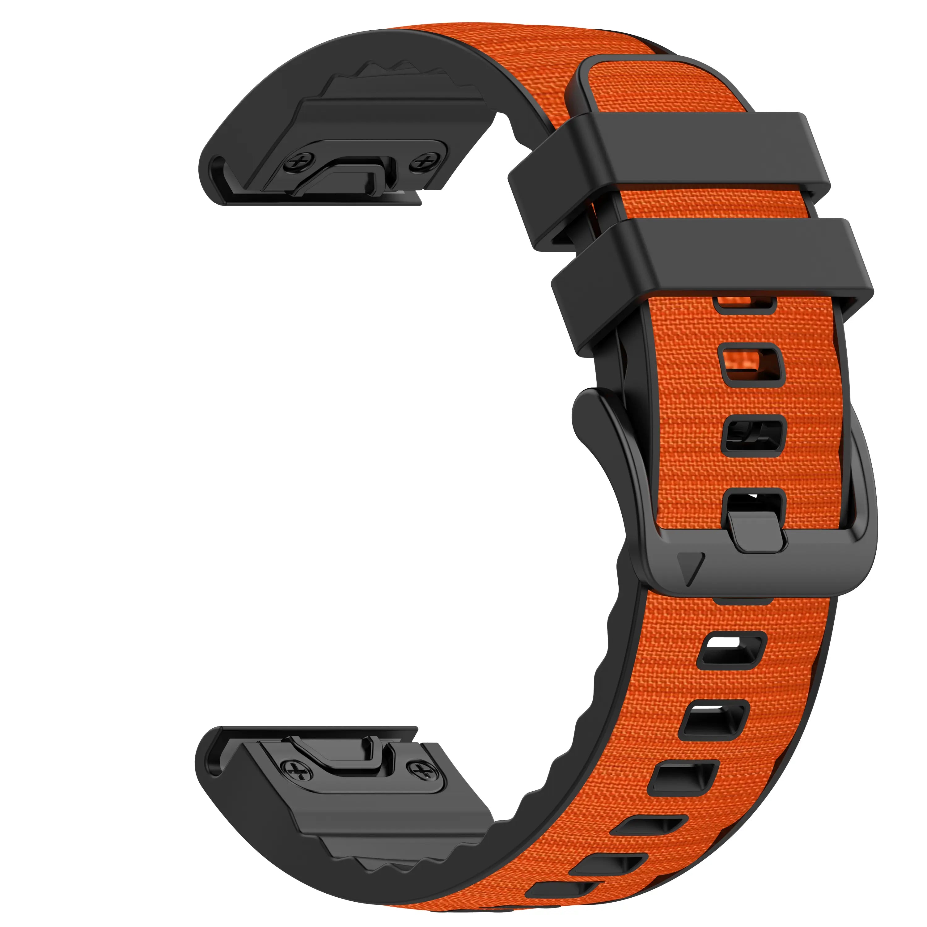 Correa híbrida nylon Garmin Instinct (naranja)