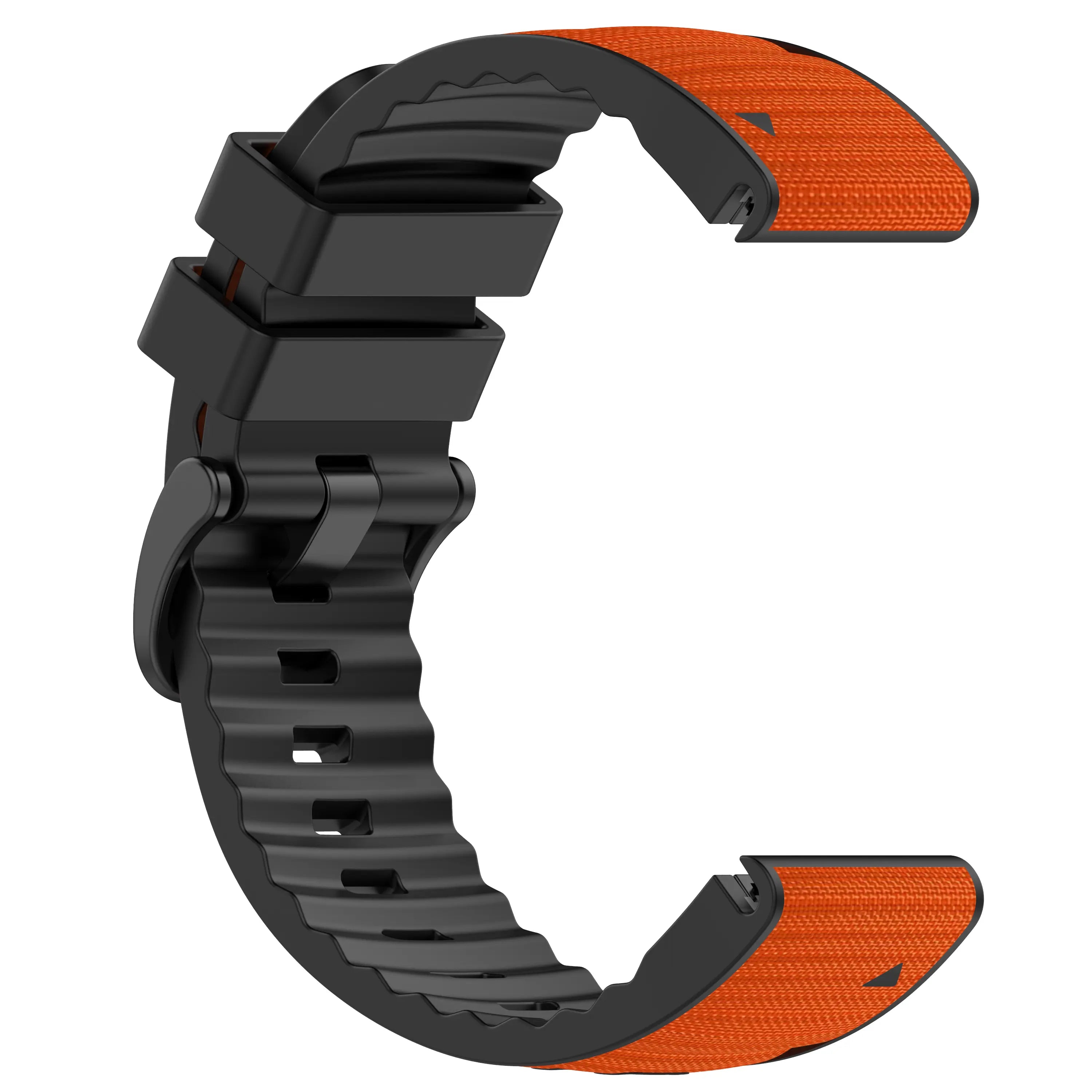 Correa híbrida nylon Garmin Instinct (naranja)