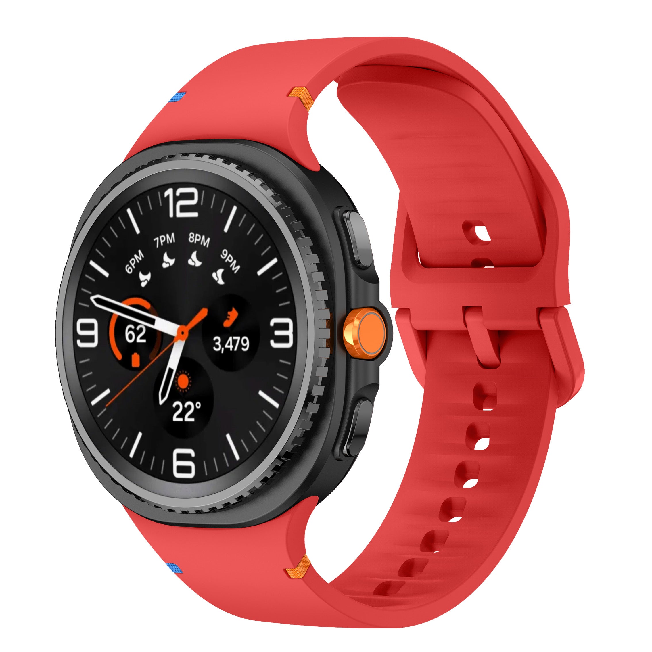 Correa silicona Samsung Galaxy Watch 8 Classic (rojo)