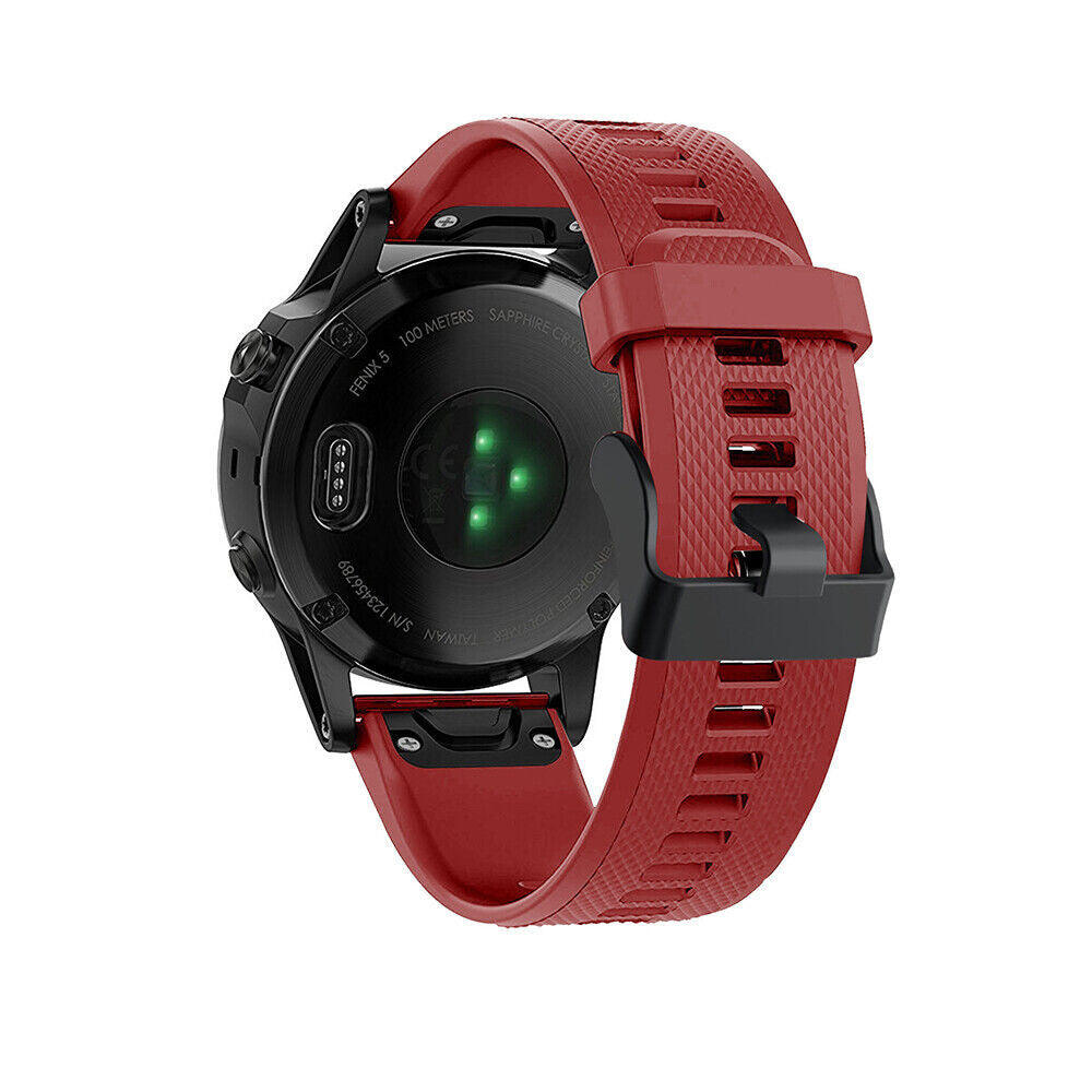 Correa silicona Garmin Instinct 2 (rojo)