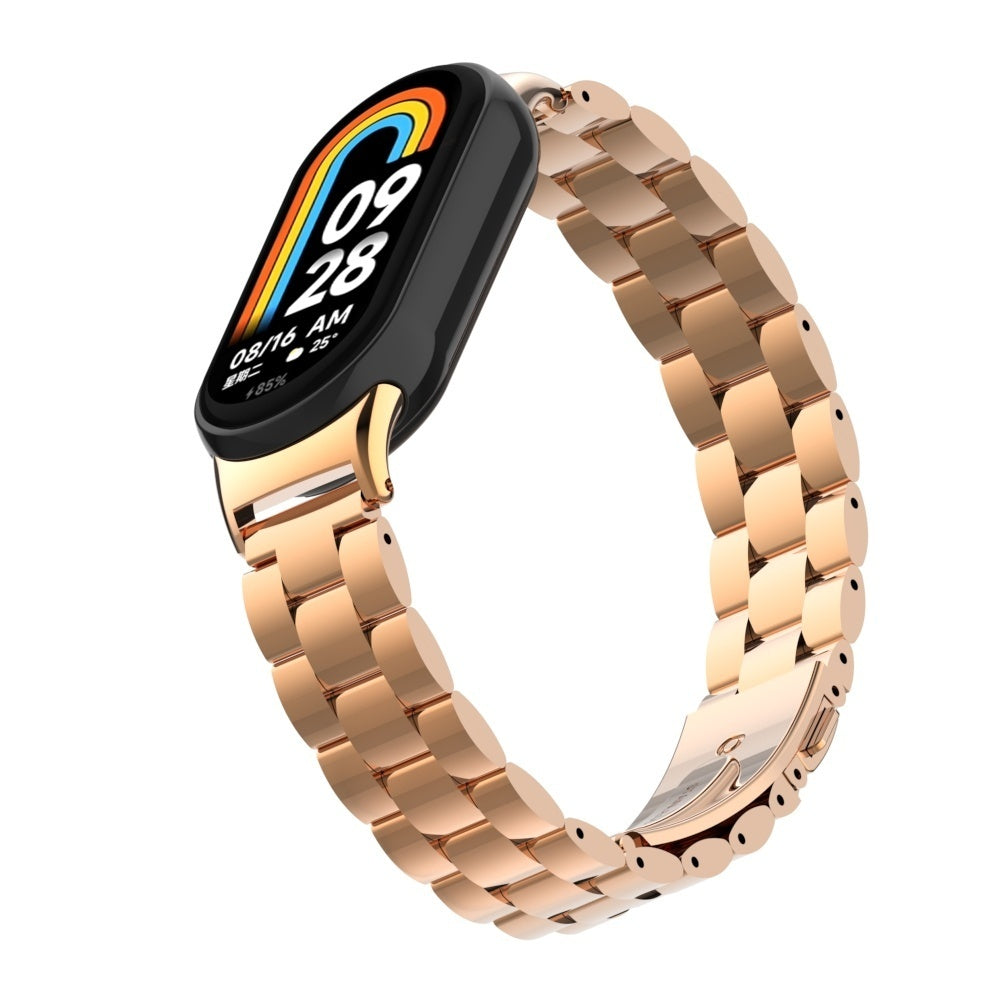 Correa acero Xiaomi Smart Band 10 (rosado/dorado)