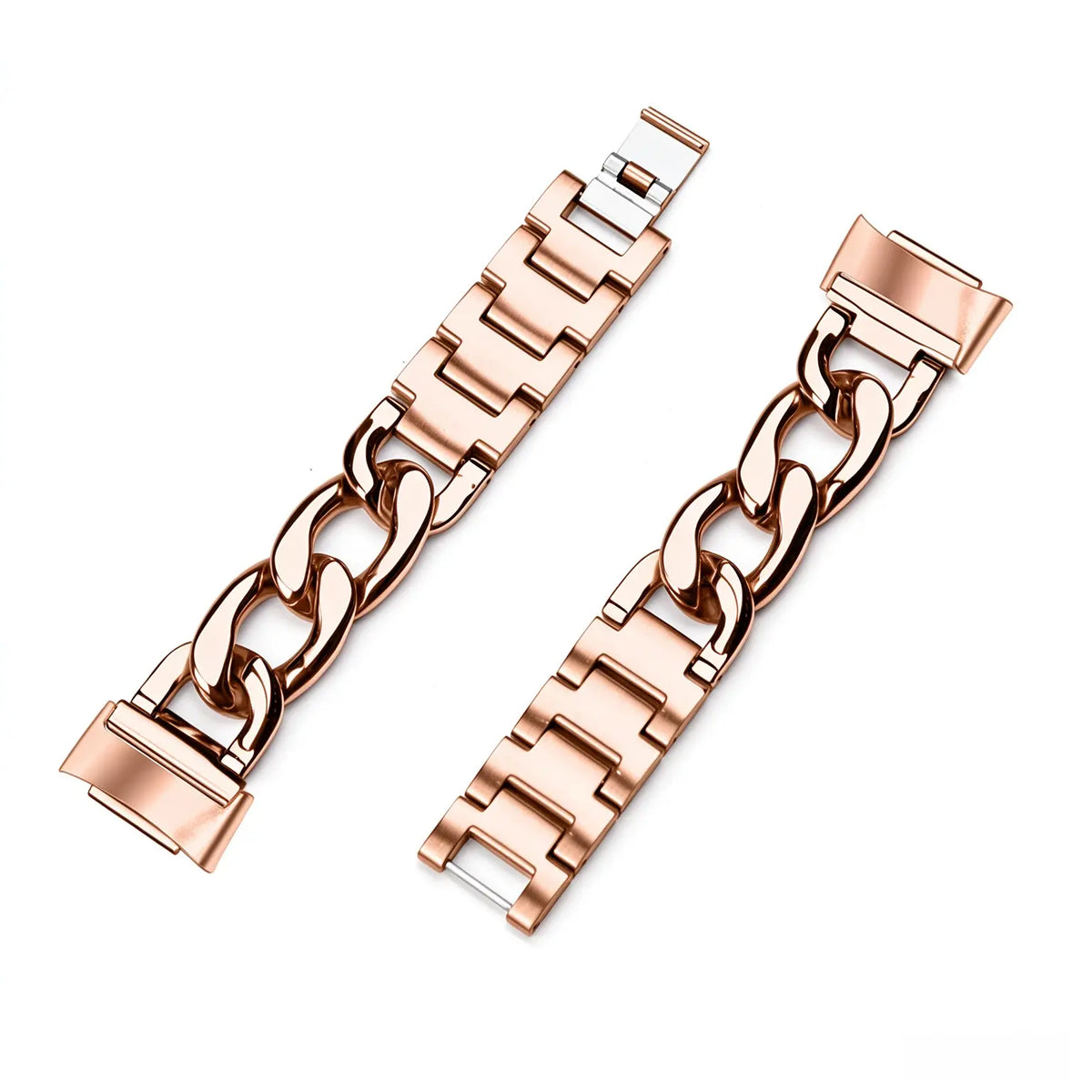 Fitbit Charge 5 Steel Chain Strap (Rose Gold)
