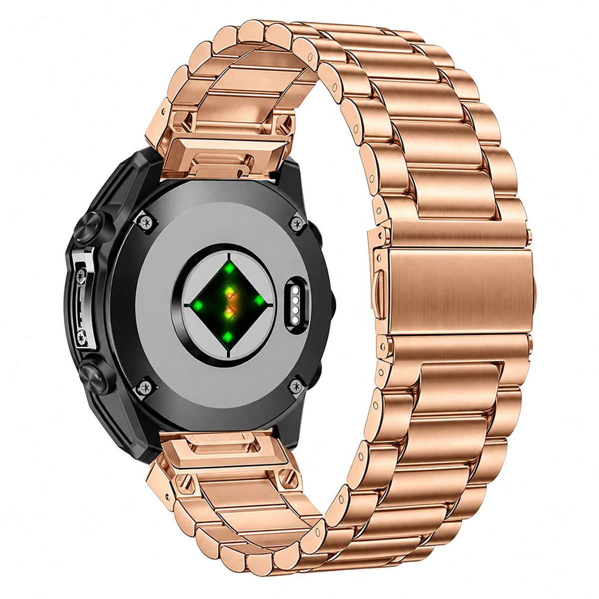 Garmin Approach S72 - 43mm Premium Steel Strap (Rose Gold)