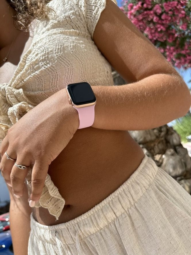 Correa silicona xoxo Wildhearts Apple Watch (rosa brillante)