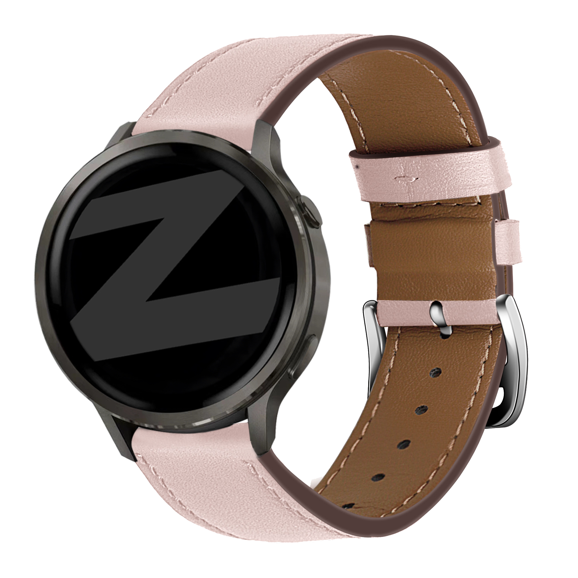 Bandz Garmin Approach S12 Leather Strap 'Deluxe' (Pink)