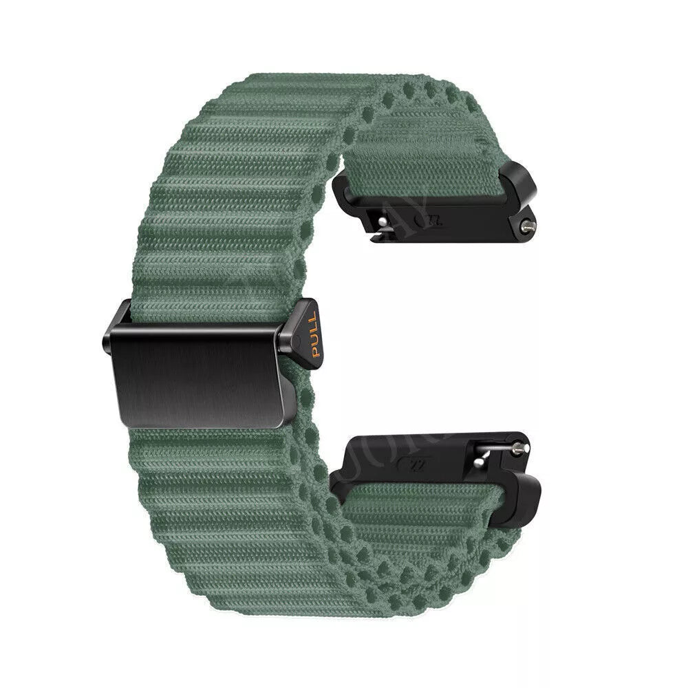 Correa nylon Outdoor Amazfit Bip 6 (verde oscuro)