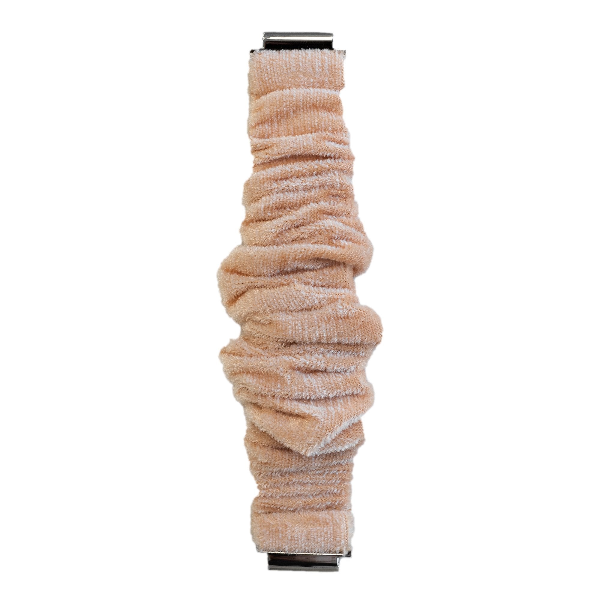 Garmin Forerunner 265s Scrunchie Strap (Beige-Orange)