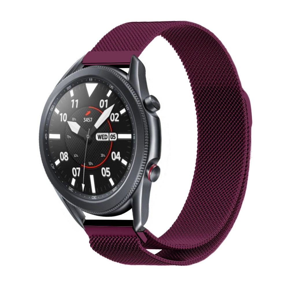 Correa milanesa Samsung Galaxy Watch 3 45mm (morado)