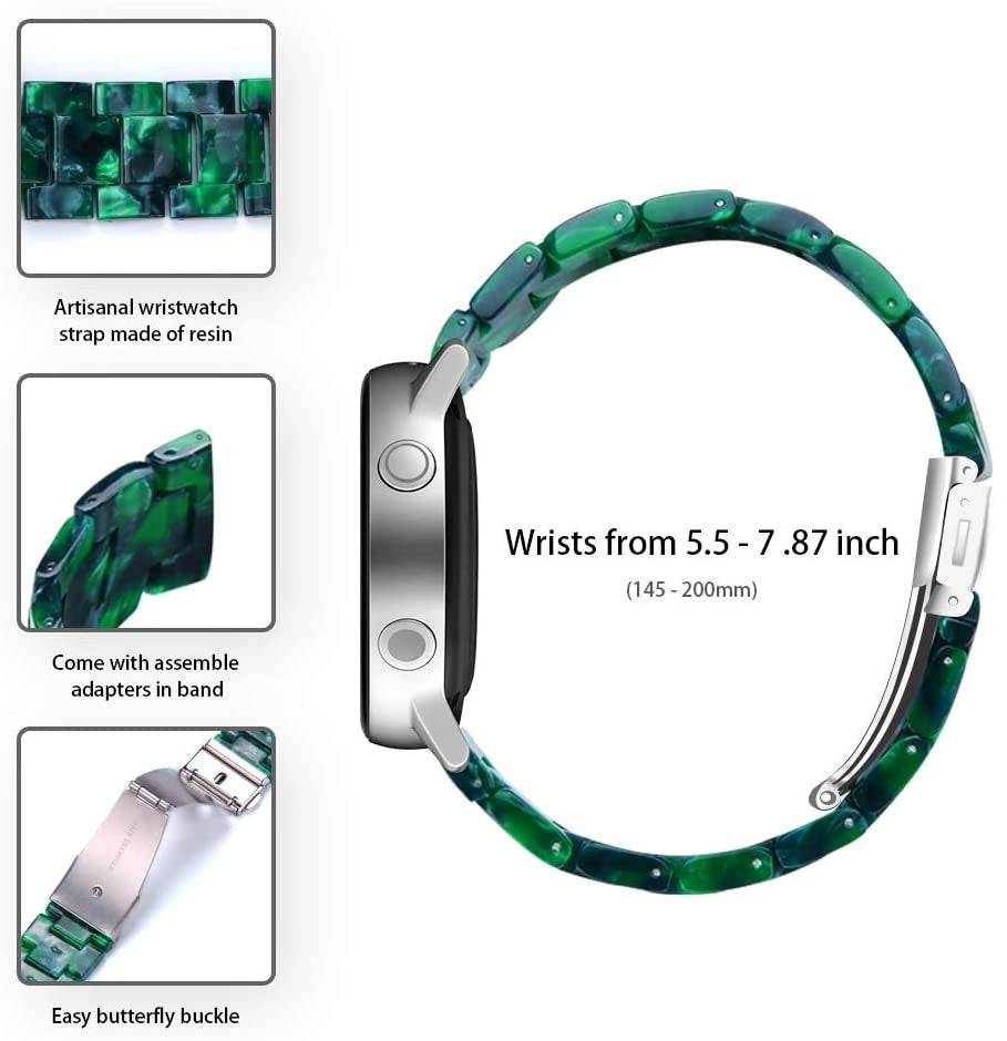Withings Steel HR - 40mm Resin Strap (Green)