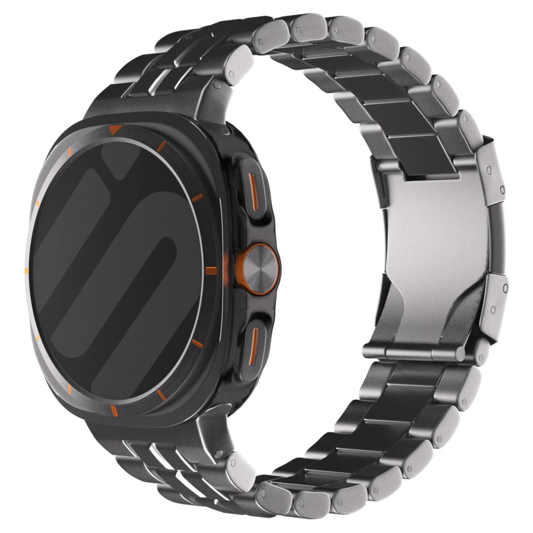 Samsung Galaxy Watch Ultra 'Square' Titanium Strap (Graphite)