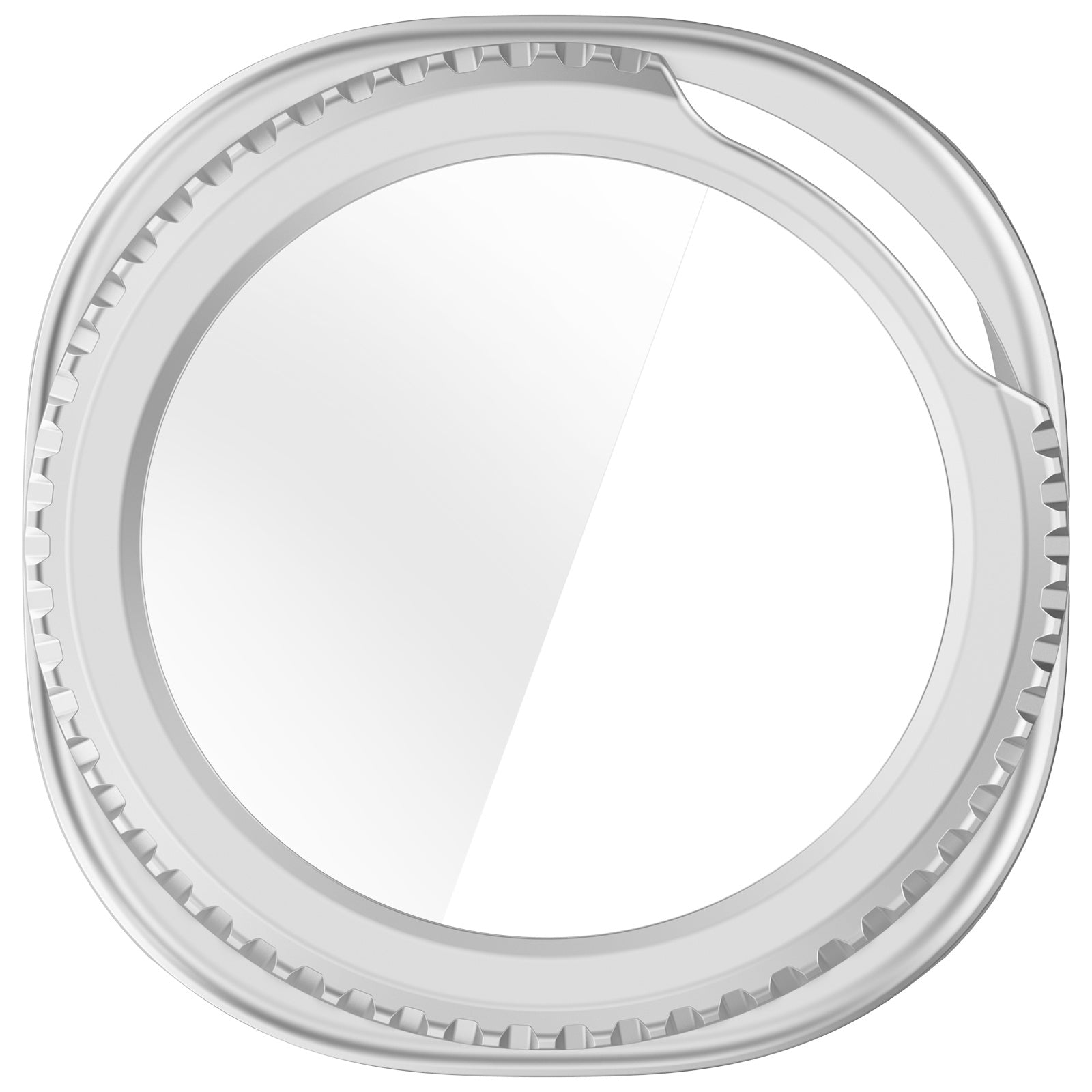 Funda con vidrio Samsung Galaxy Watch 8 Classic (plateado)