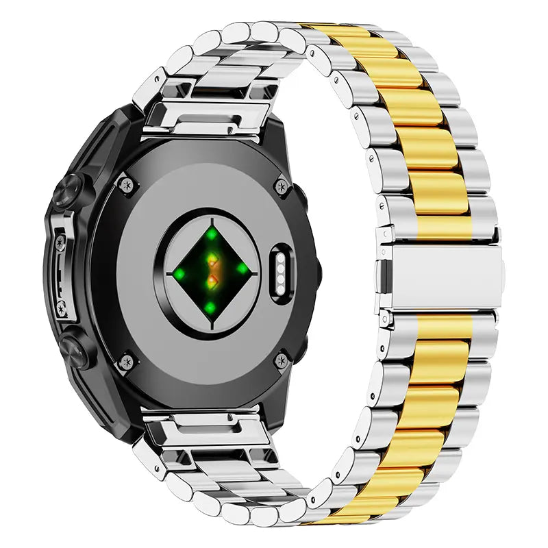 Garmin Descent MK3i - 43mm Premium Steel Strap (Silver/Gold)