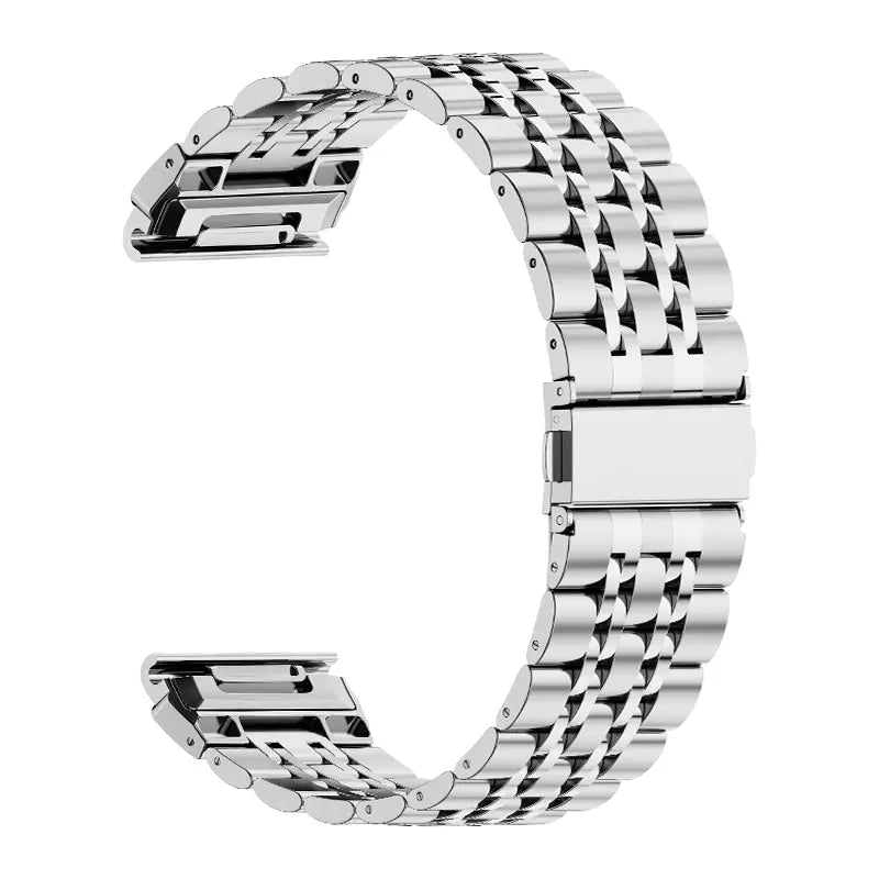 Correa acero '7 beads' premium Garmin Quatix 8 Pro - 47mm (plata)