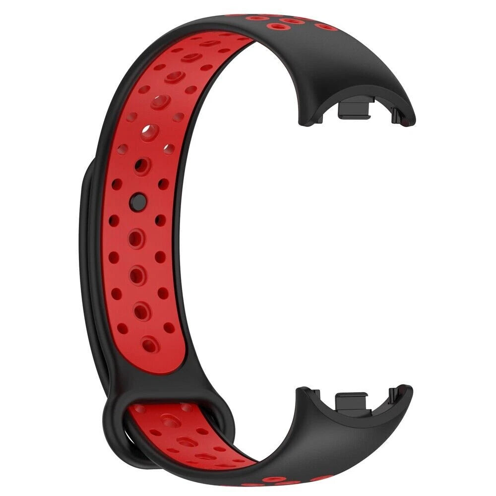 Correa deportiva Xiaomi Smart Band 10 (negro/rojo)