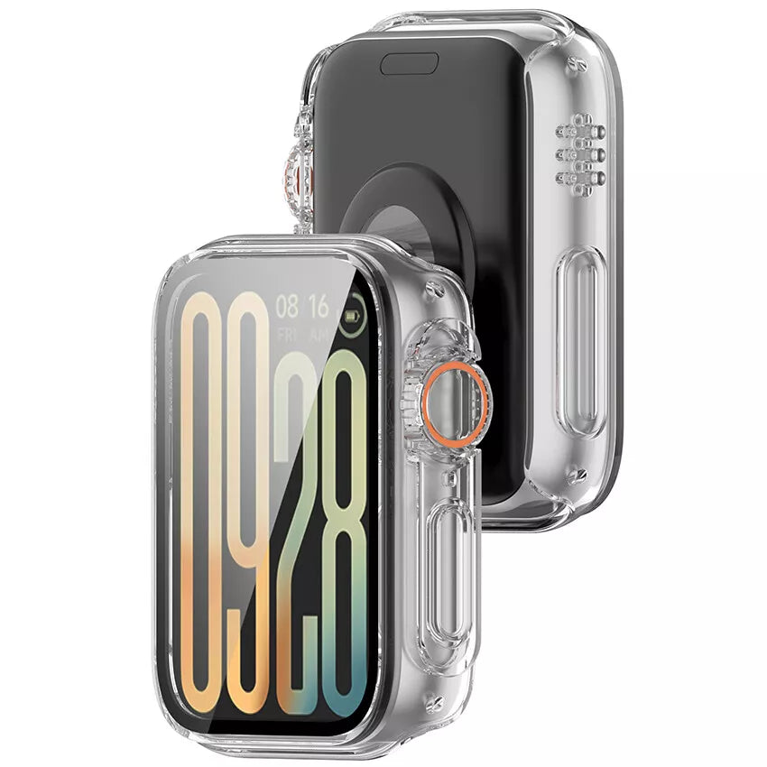 Funda rígida Xiaomi Smart Band 9 Pro con cristal (transparente)