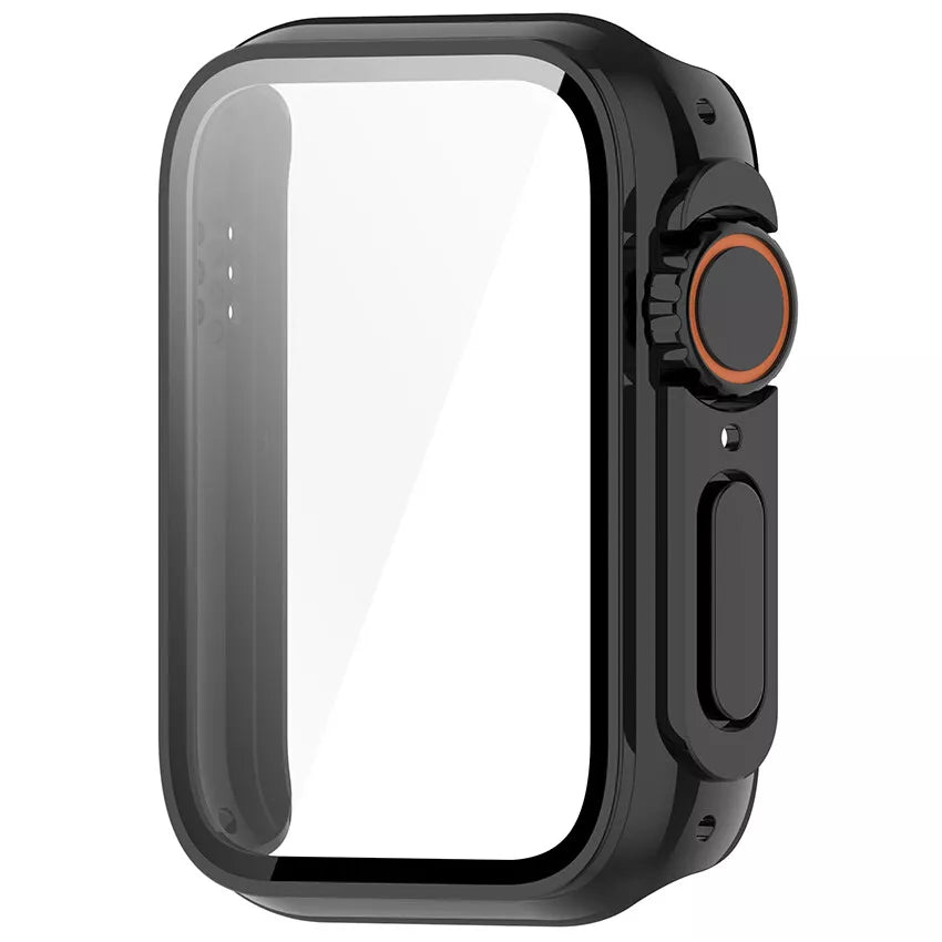 Funda rígida Xiaomi Smart Band 9 Pro con cristal (negra)